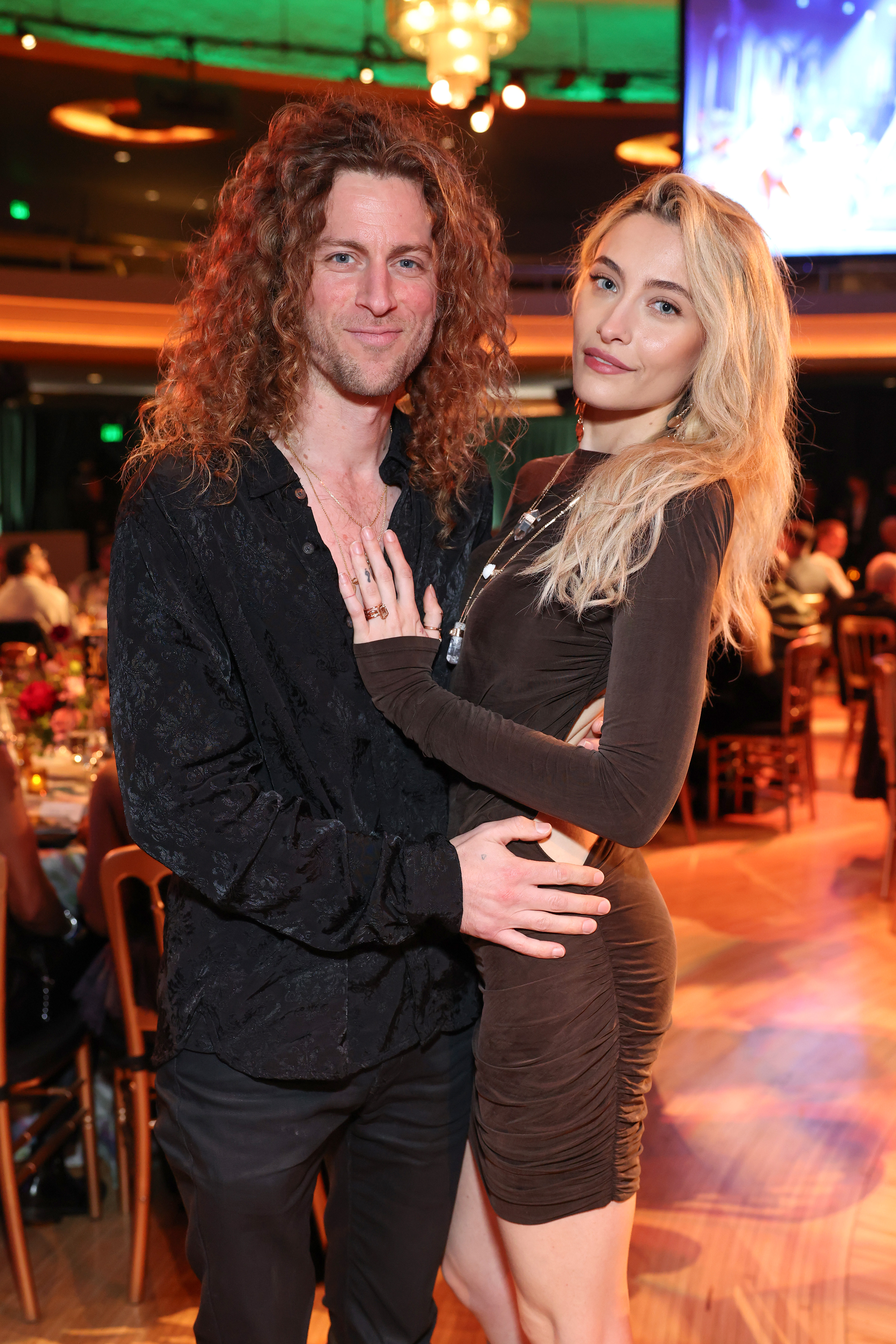 Justin Long and Paris Jackson attend the 6th Jam For Janie Grammy Awards Viewing Party Presented By Live Nation at the Hollywood Palladium on February 2, 2025, in Los Angeles, California. | Source: Getty Images