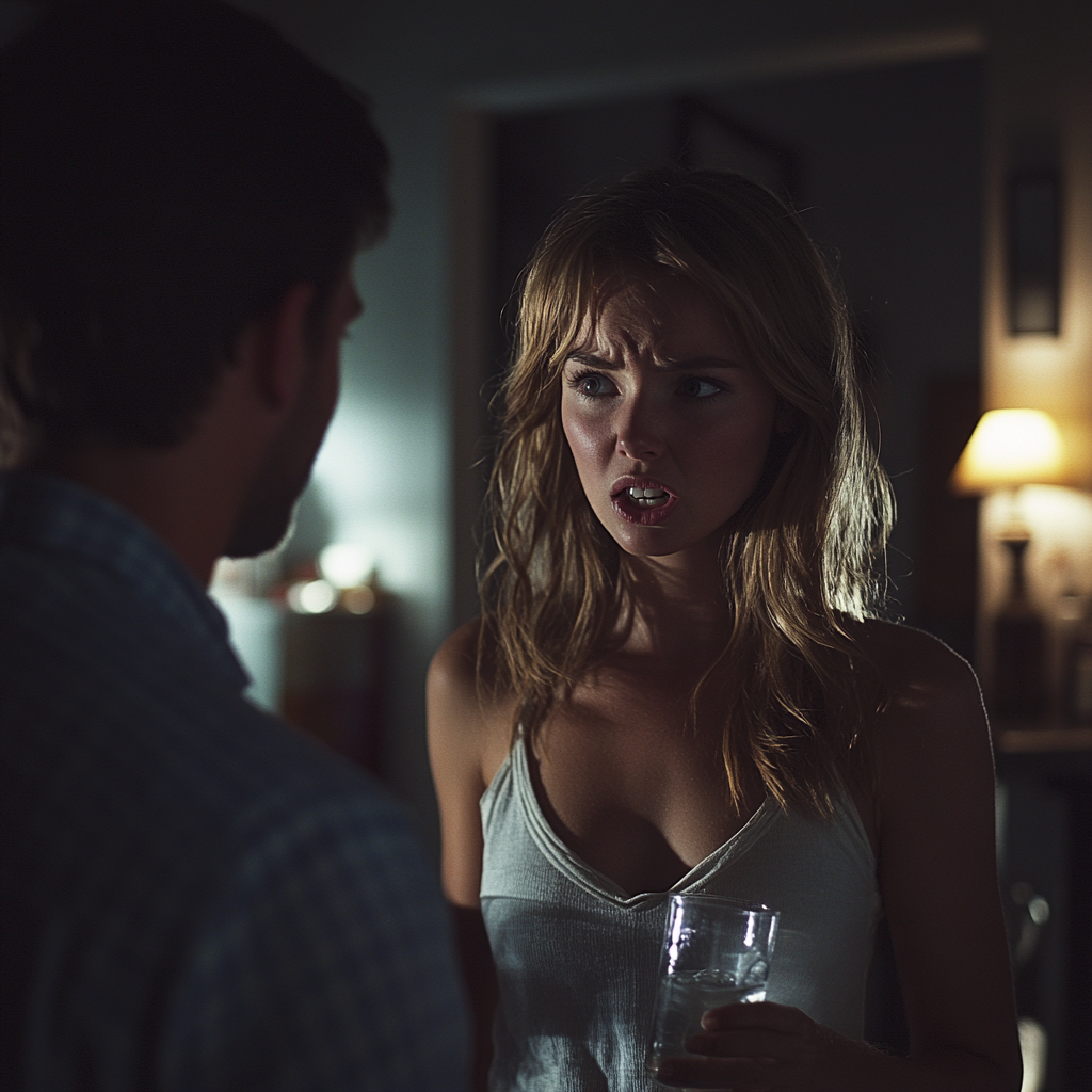 An angry couple arguing | Source: Midjourney