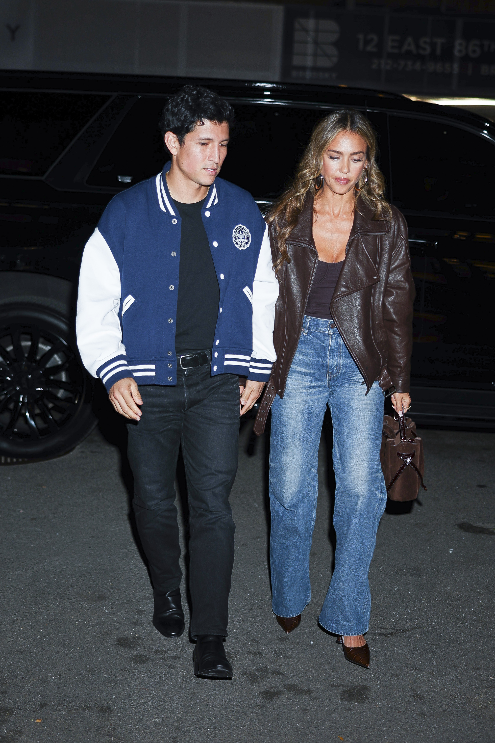 Danny Ramirez and Jessica Alba seen in SoHo on September 16, 2025, in New York City. | SOurce: Getty Images
