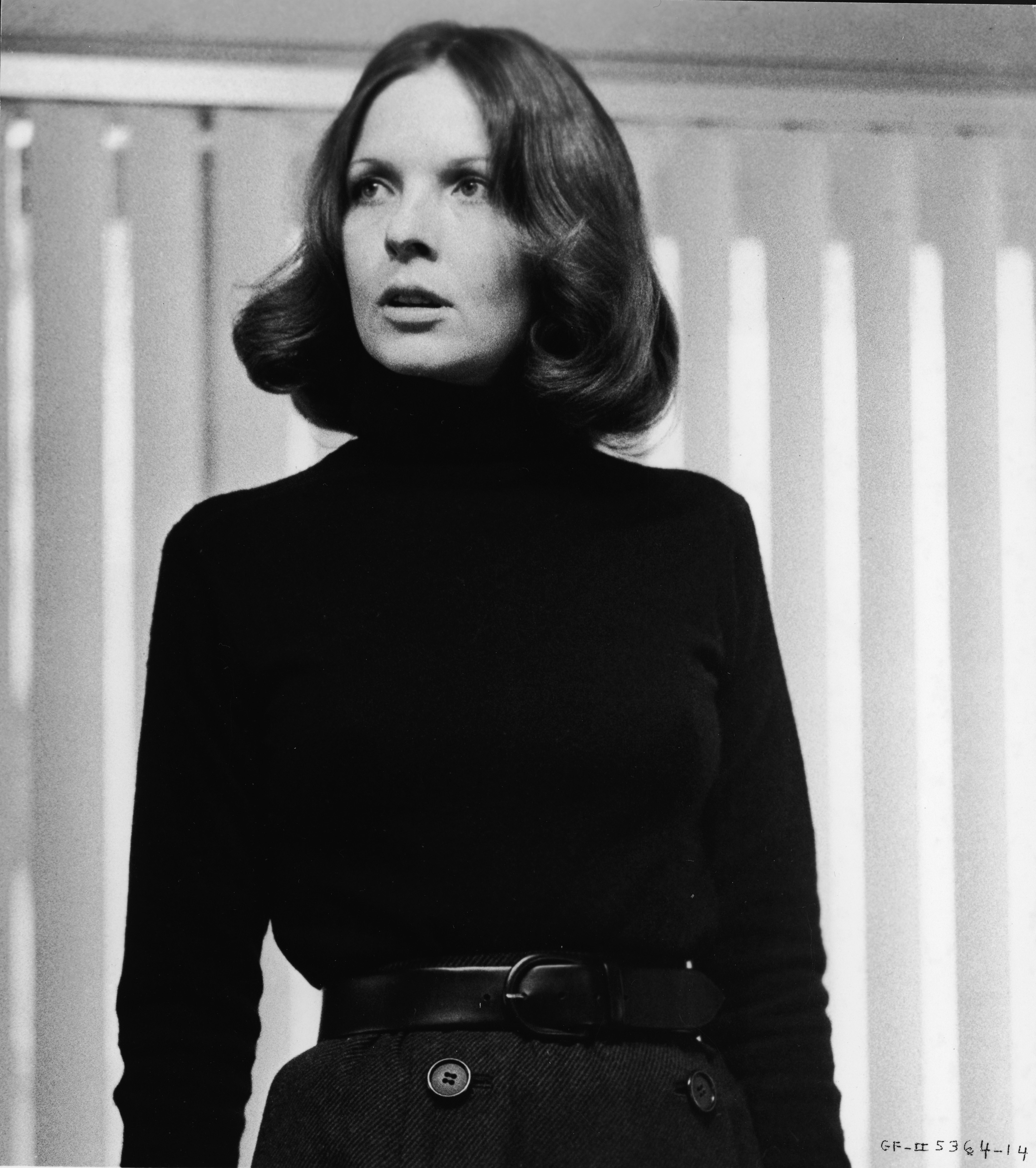 Diane Keaton on the set of "The Godfather Part II" in 1974. | Source: Getty Images