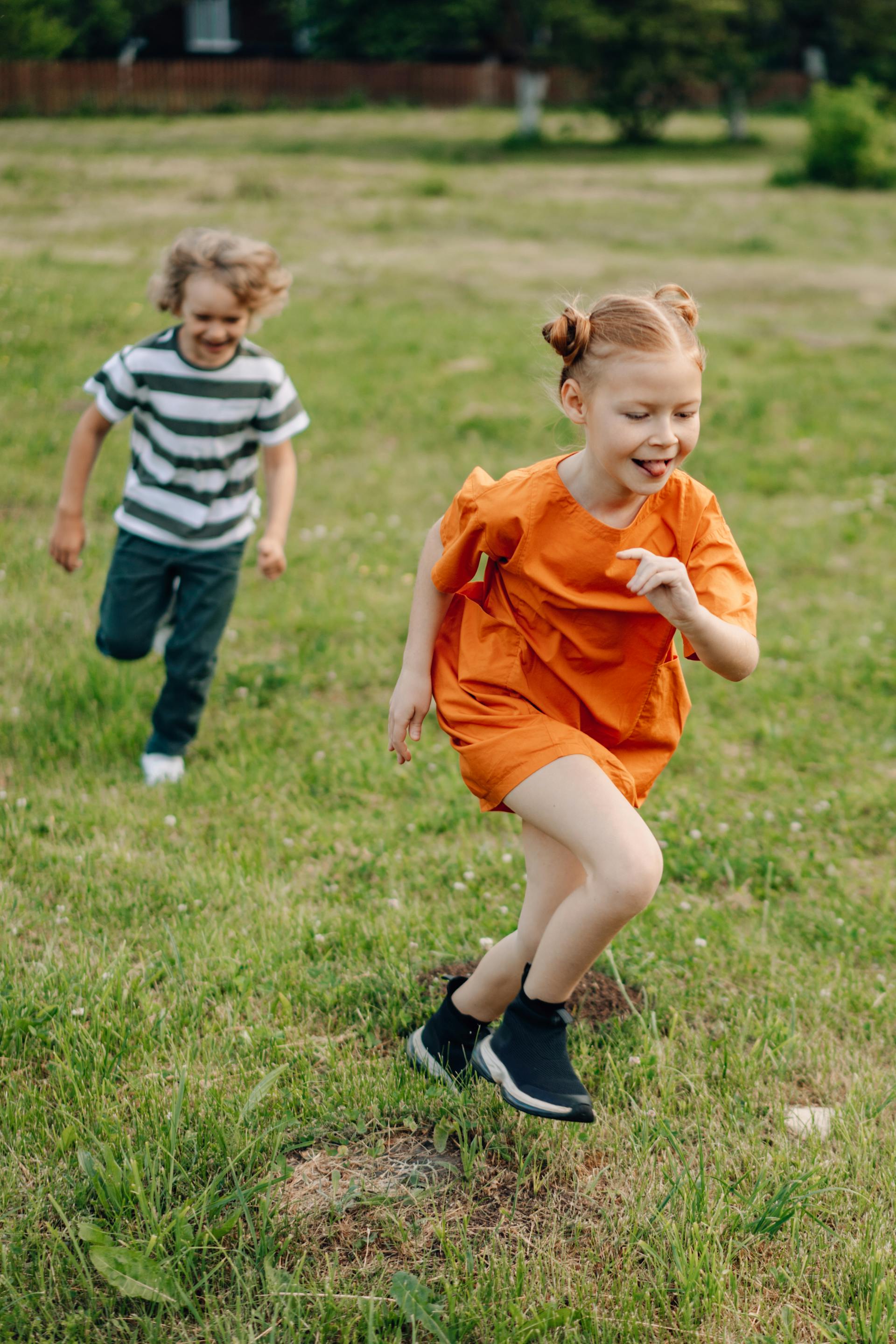 Happy children playing outside | Source: Pexels