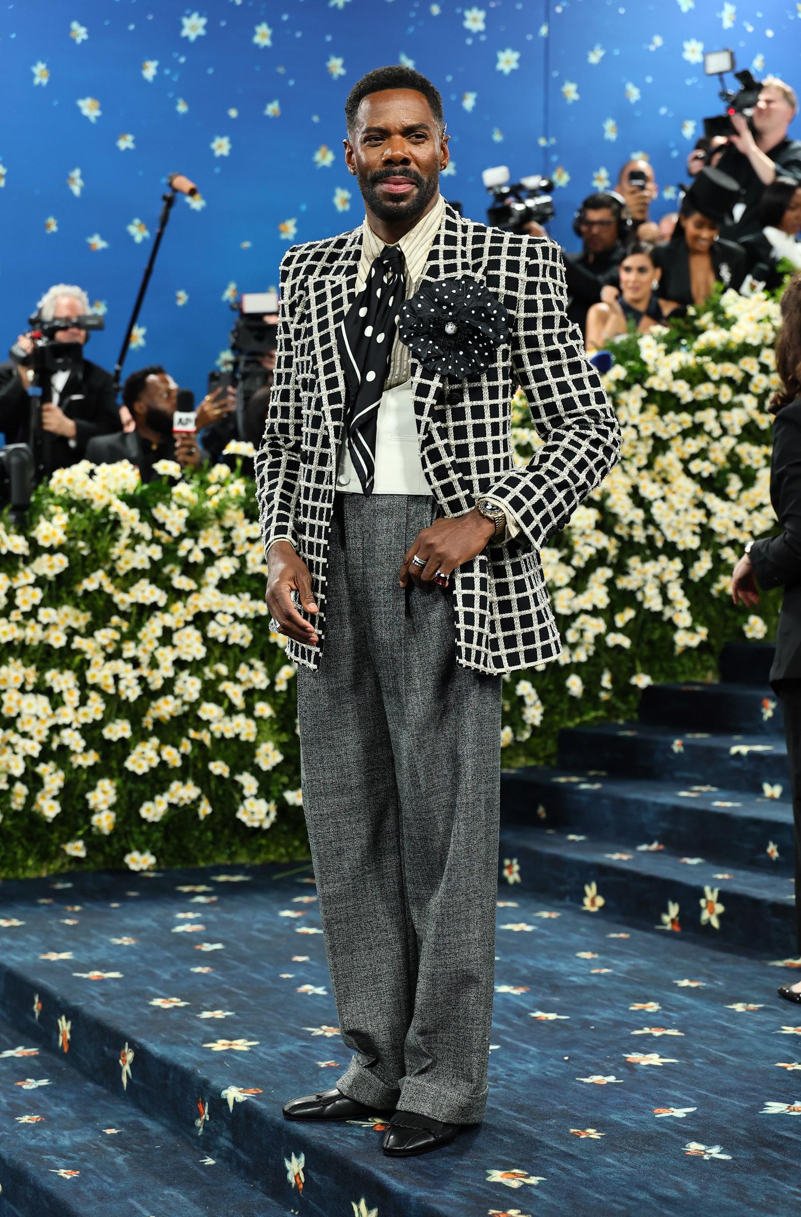 Colman Domingo, Met Gala Co-Chair, attends the 2025 Met Gala Celebrating "Superfine: Tailoring Black Style" at Metropolitan Museum of Art on May 5, 2025, in New York City. | Source: Getty Images