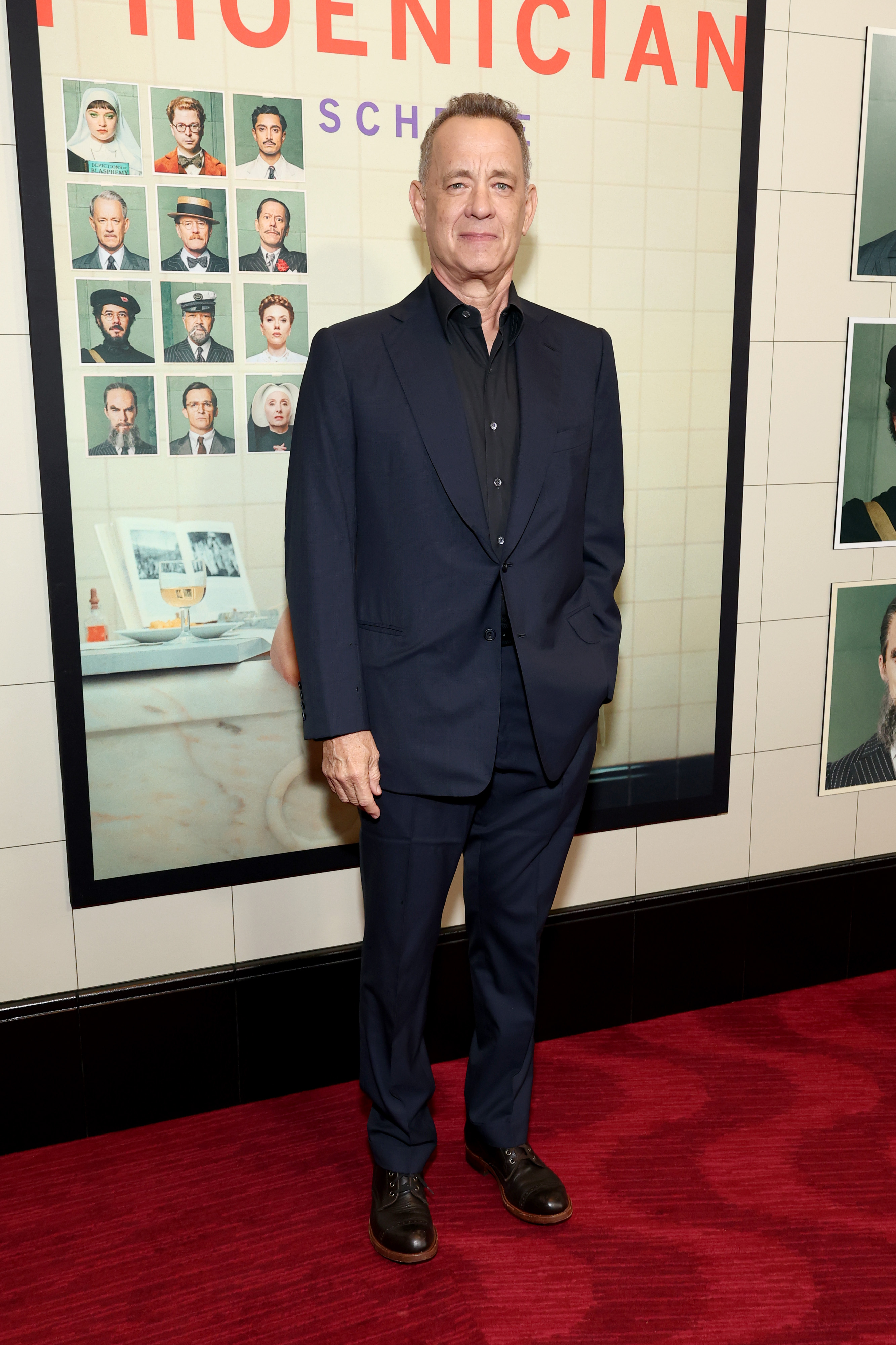 Tom Hanks attends Focus Features' "The Phoenician Scheme" New York Premiere at Jazz at Lincoln Center on May 28, 2025, in New York City. | Source: Getty Images