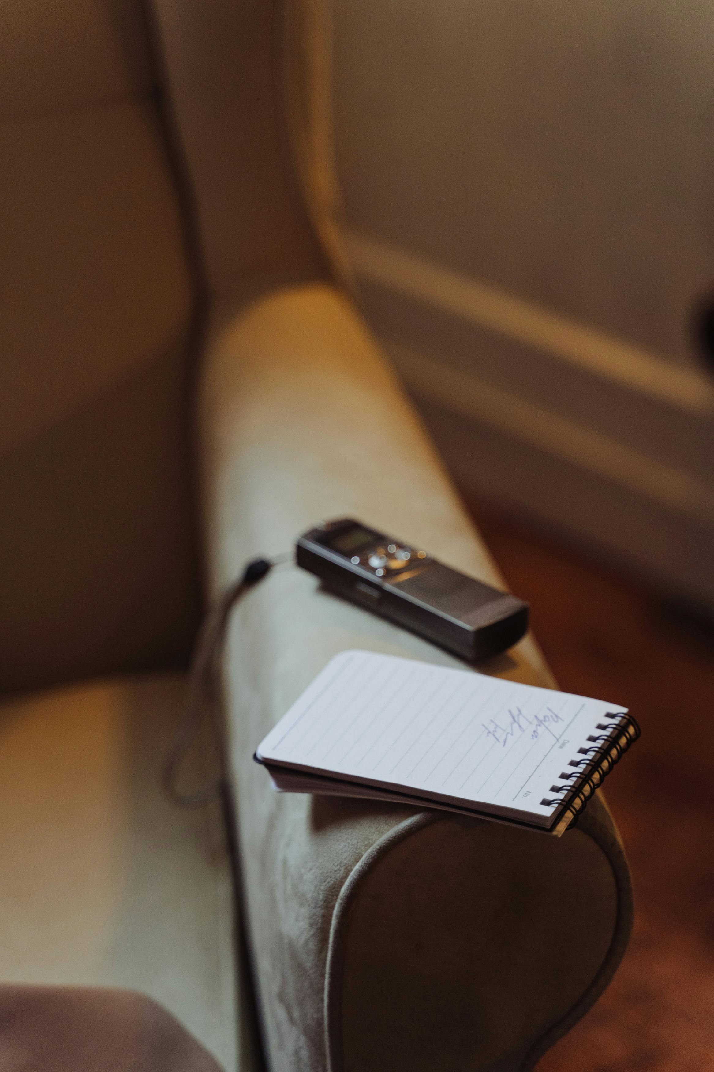 A recorder on a chair | Source: Pexels