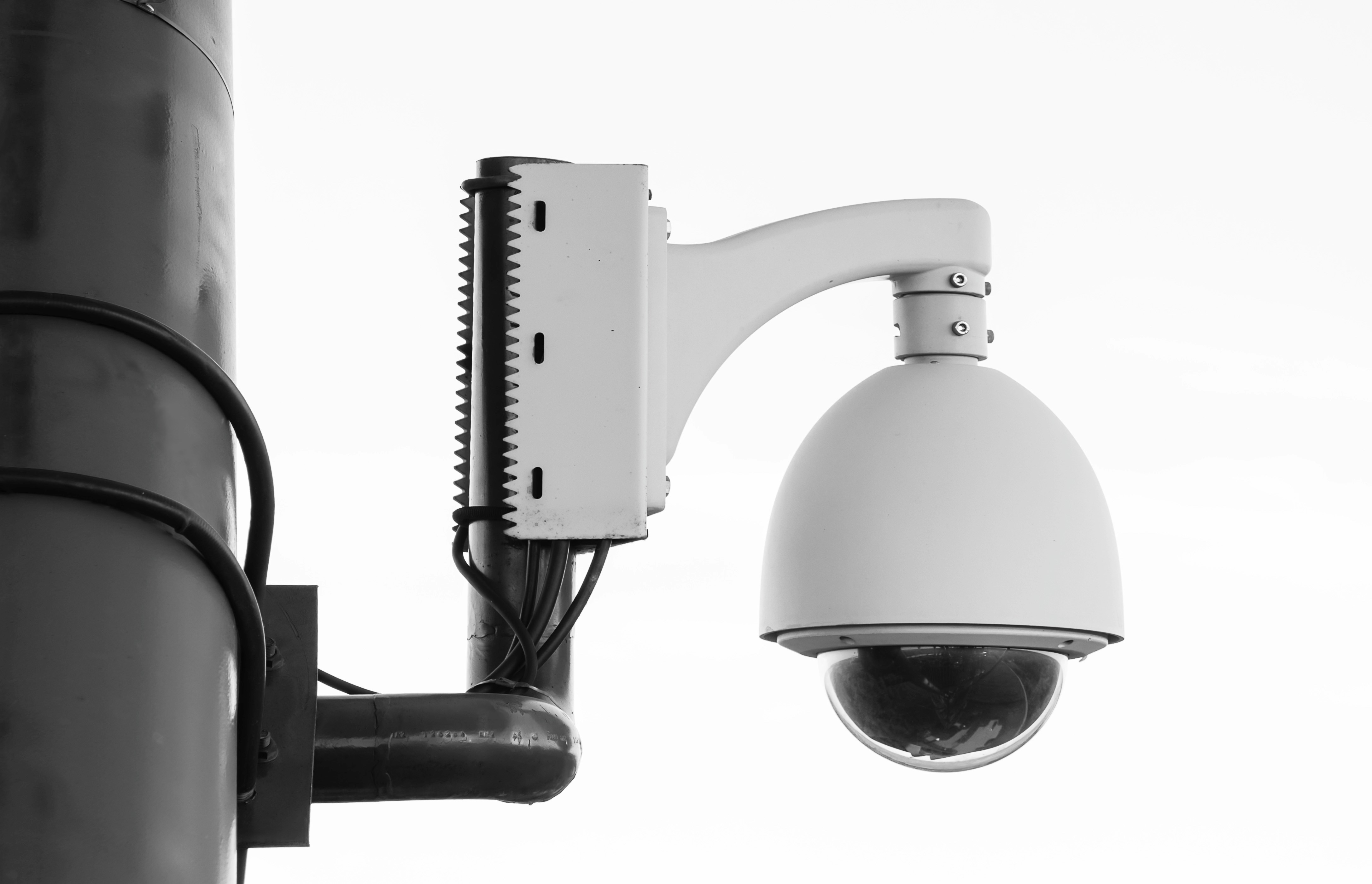 A white security camera | Source: Unsplash
