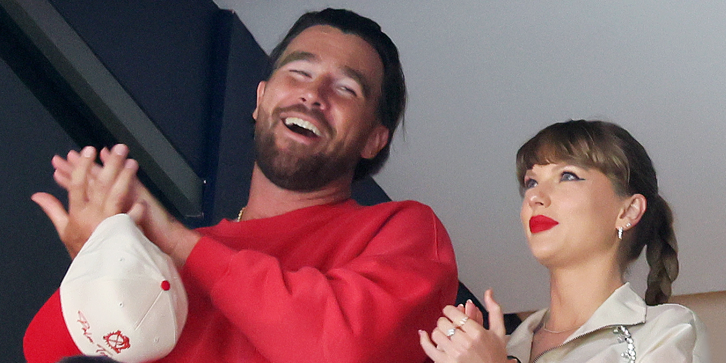 Travis Kelce and Taylor Swift | Source: Getty Images