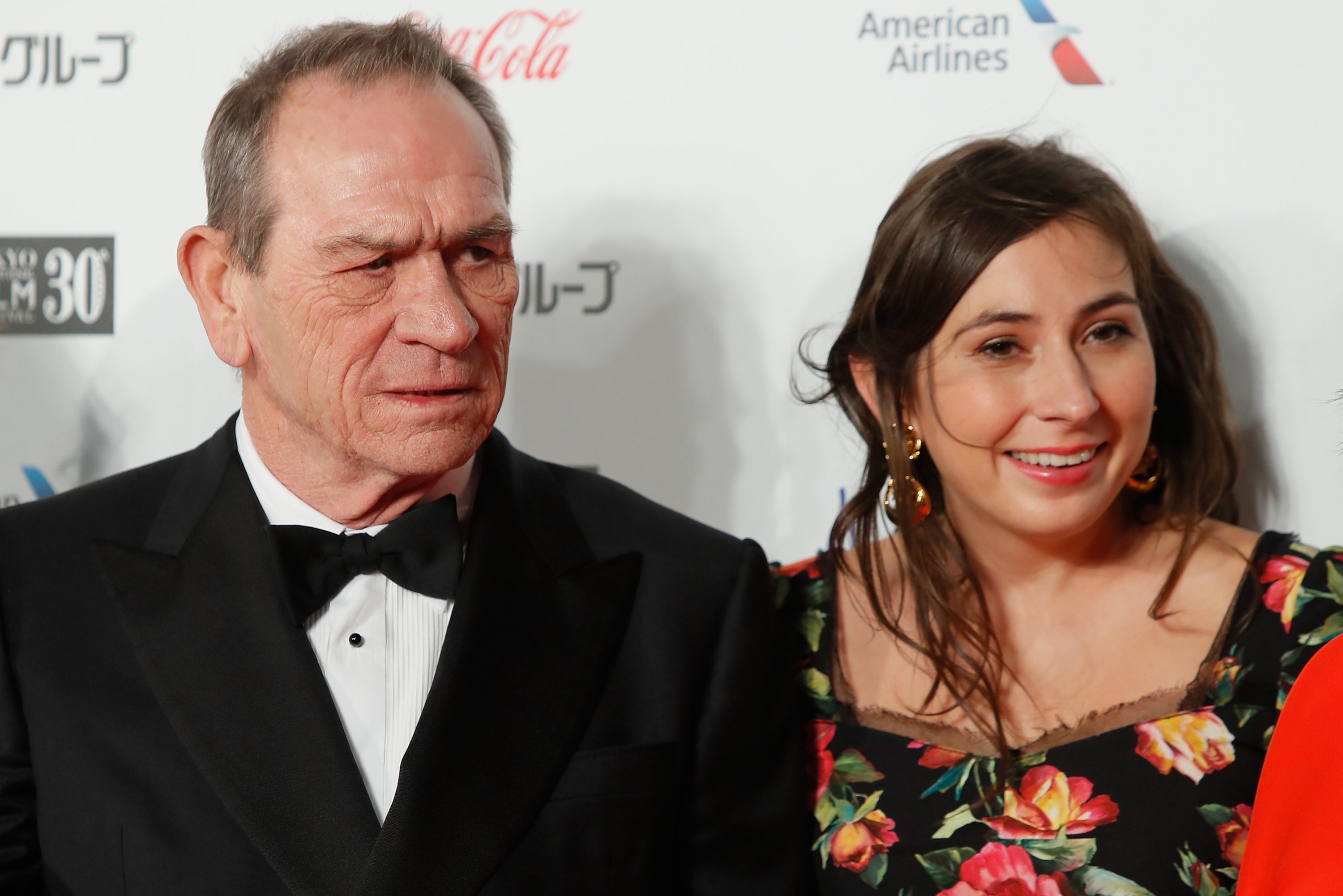 Tommy Lee Jones and Victoria Jones attend the red carpet of the 30th Tokyo International Film Festival at Roppongi Hills on October 25, 2017 in Tokyo, Japan. | Source: Getty Images