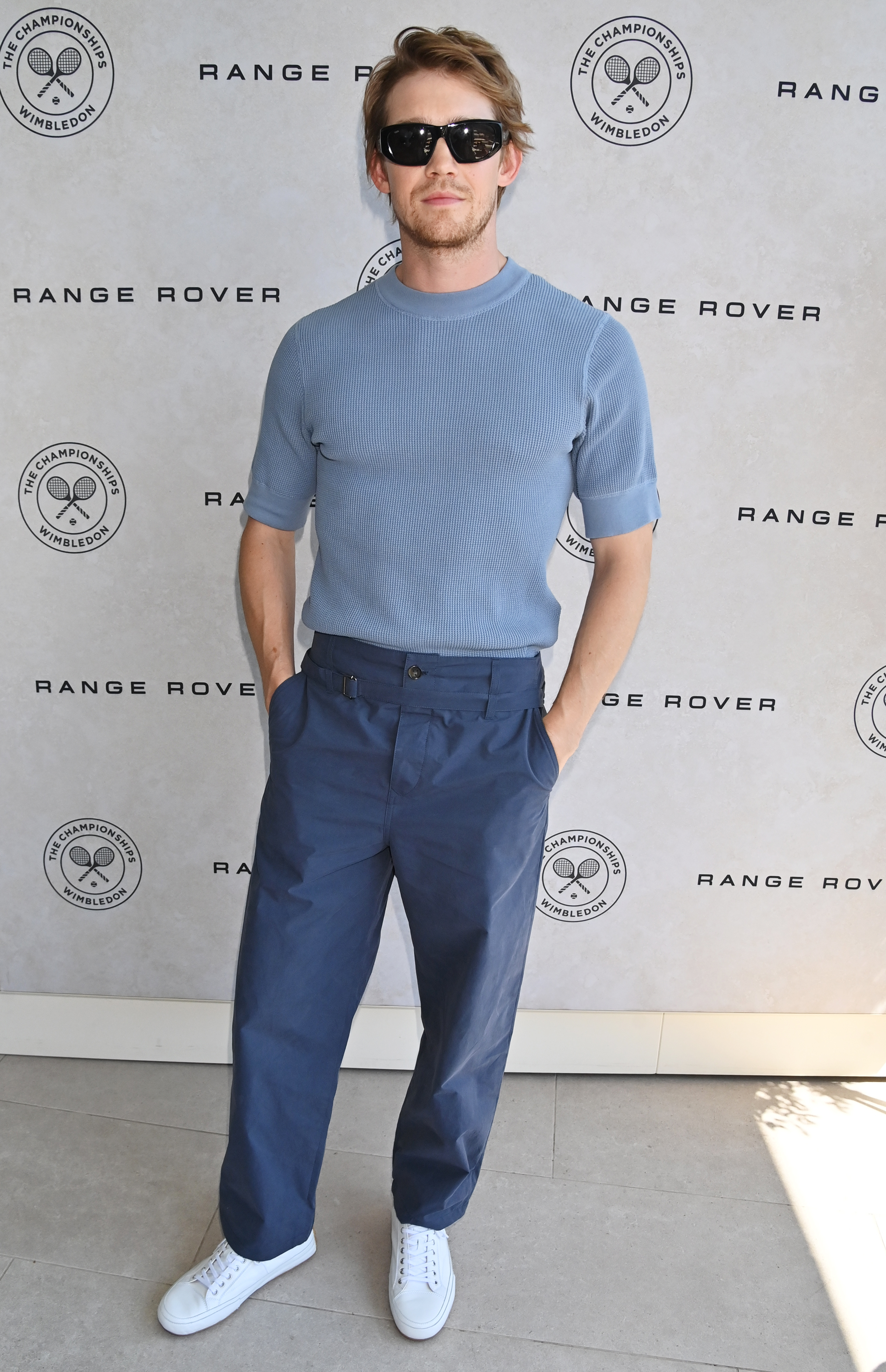 Joe Alwyn joins Range Rover for lunch during Men's Semi-Final day at The Championships, Wimbledon, on July 11, 2025, in London, England. | Source: Getty Images