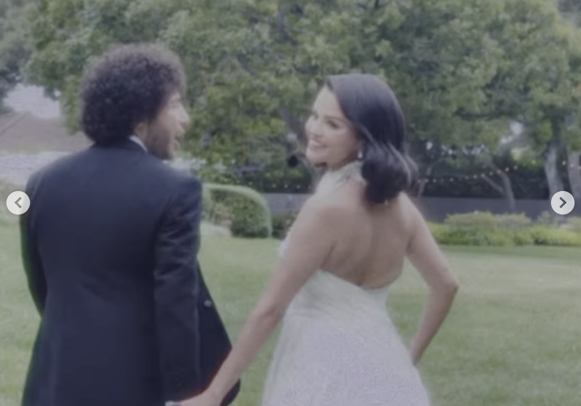 Benny Blanco and Selena Gomez during their wedding day on September 27, 2025. | Source: Instagram/selenagomez