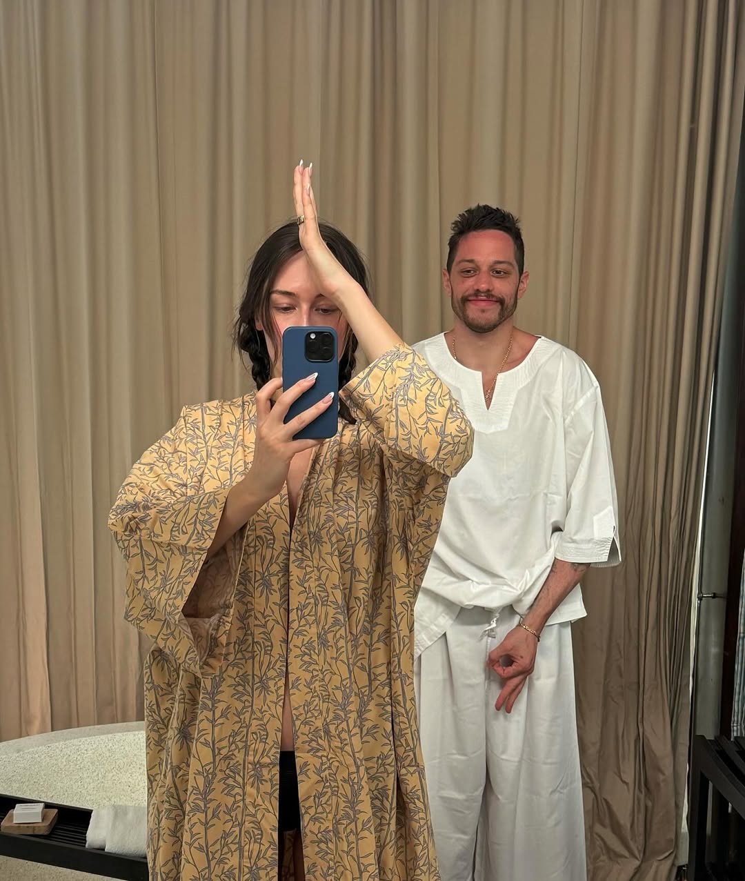 Elsie Hewitt and Pete Davidson in a photo posted on July 16, 2025. | Source: Instagram/elsie