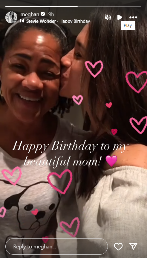 A screengrab of Meghan Markle's Stories post, shared on September 2, 2025. | Source: Instagram/meghan
