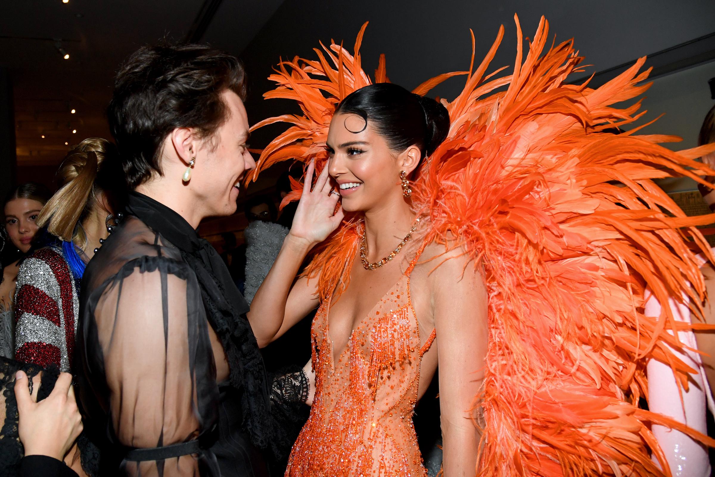 Harry Styles and Kendall Jenner attend The 2019 Met Gala Celebrating Camp: Notes on Fashion at Metropolitan Museum of Art on May 06, 2019 in New York City. | Source: Getty Images