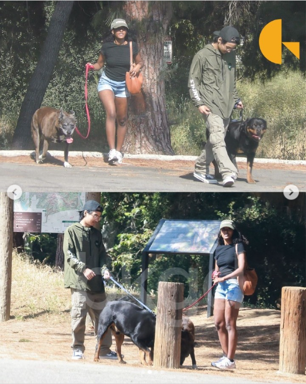 Zahara and Maddox Jolie are pictured in a post dated June 11, 2025. | Source: Instagram/backgrid_usa