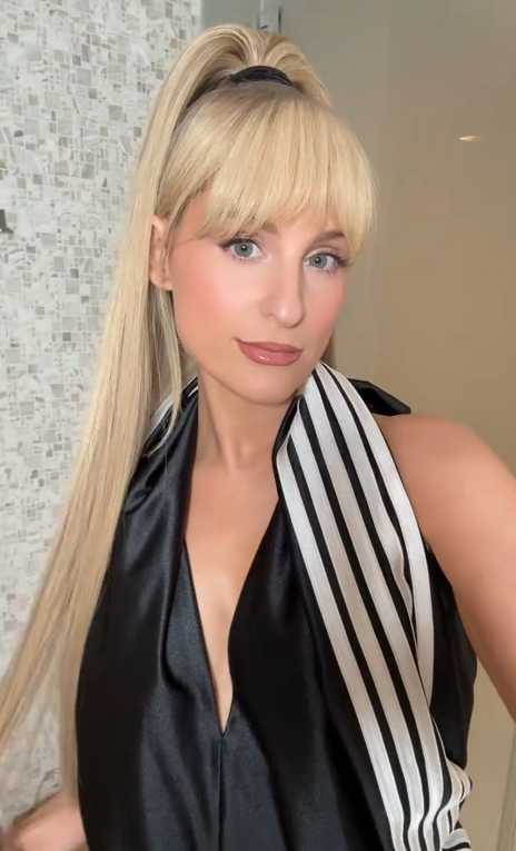 A screengrab of Meghan Trainor's video, posted on August 22, 2025. | Source: TikTok/meghantrainor