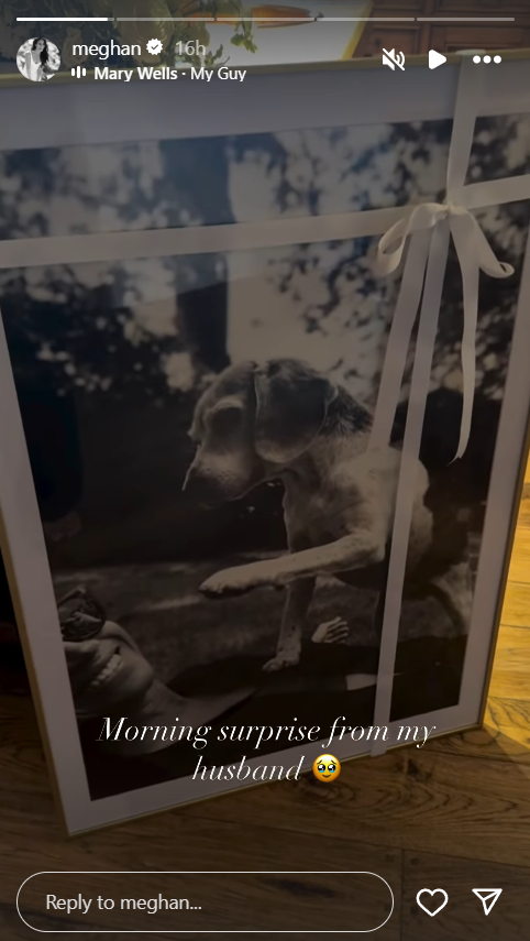 A screengrab of Meghan Markle's Storis post, shared on August 26, 2025. | Source: Instagram/meghan