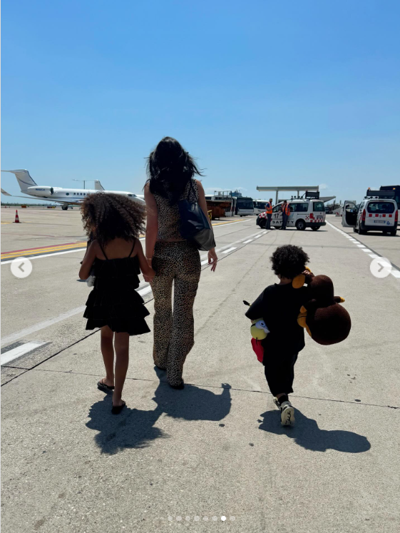 Kylie Jenner and her kids, in a post shared on June 29, 2025. | Source: Instagram/kyliejenner