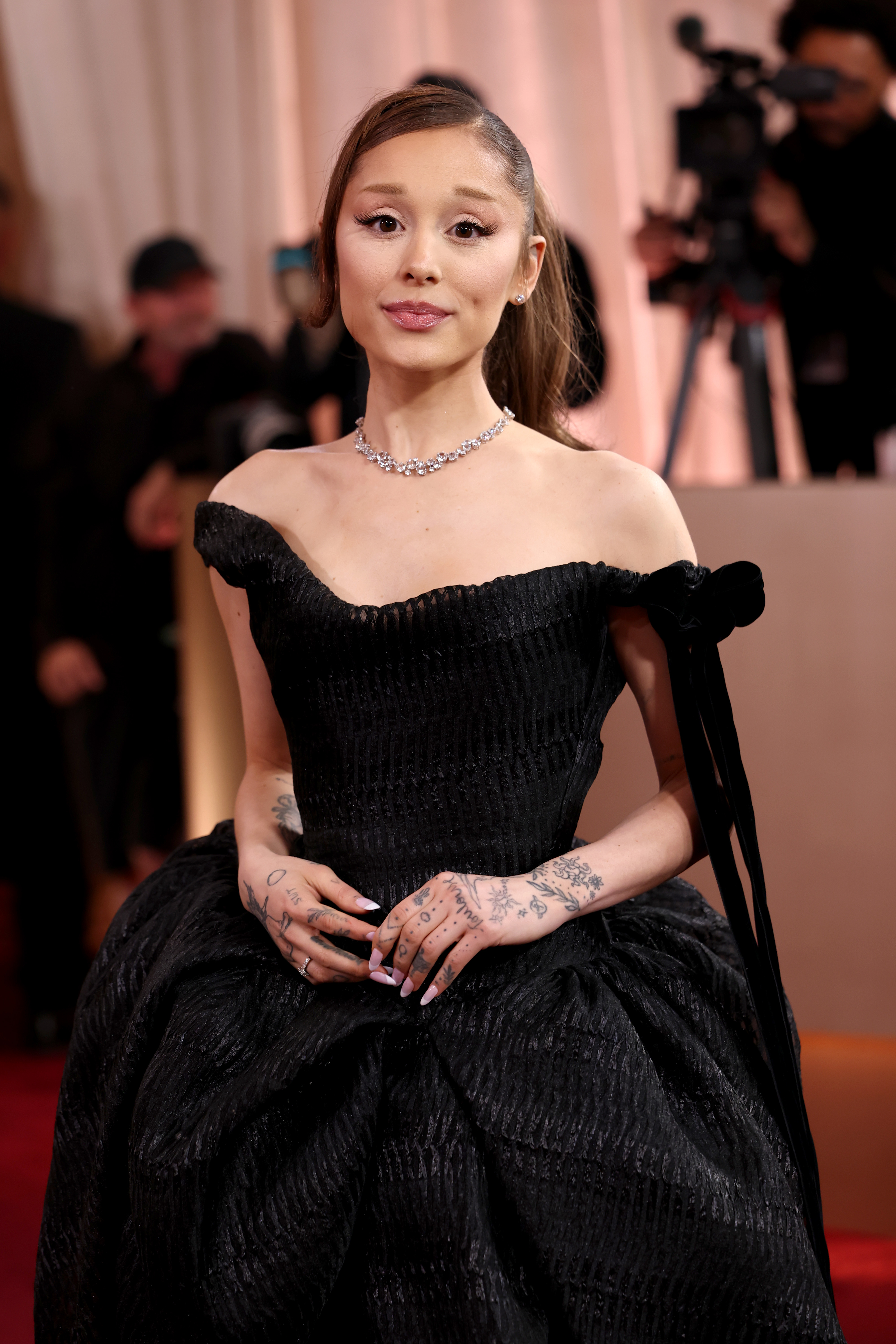 Ariana Grande attends the 83rd annual Golden Globe Awards at The Beverly Hilton on January 11, 2026 in Beverly Hills, California. | Source: Getty Images
