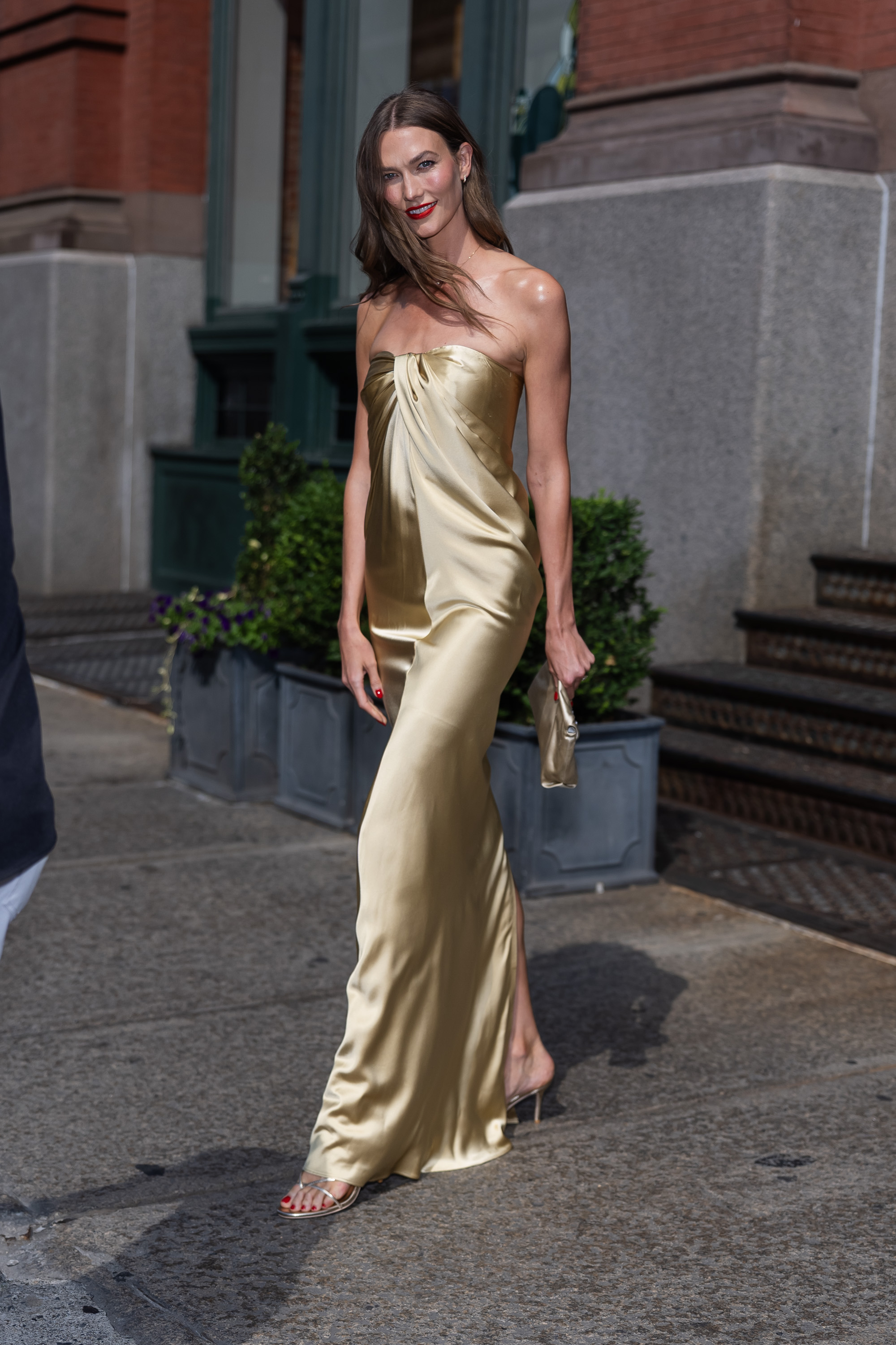 Karlie Kloss is seen in SoHo on July 3, 2026 in New York City. | Source: Getty Images