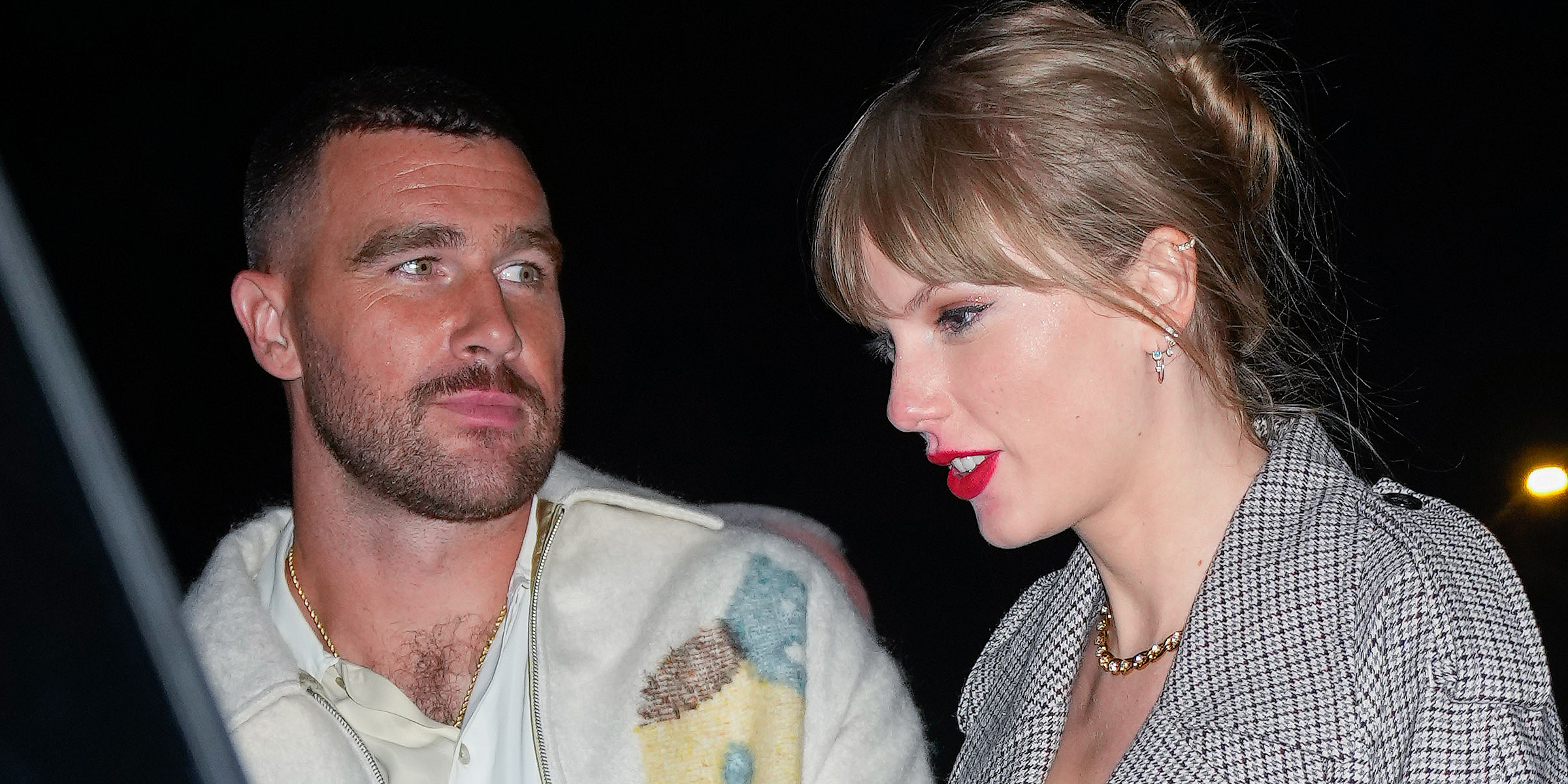 Travis Kelce and Taylor Swift | Source: Getty Images