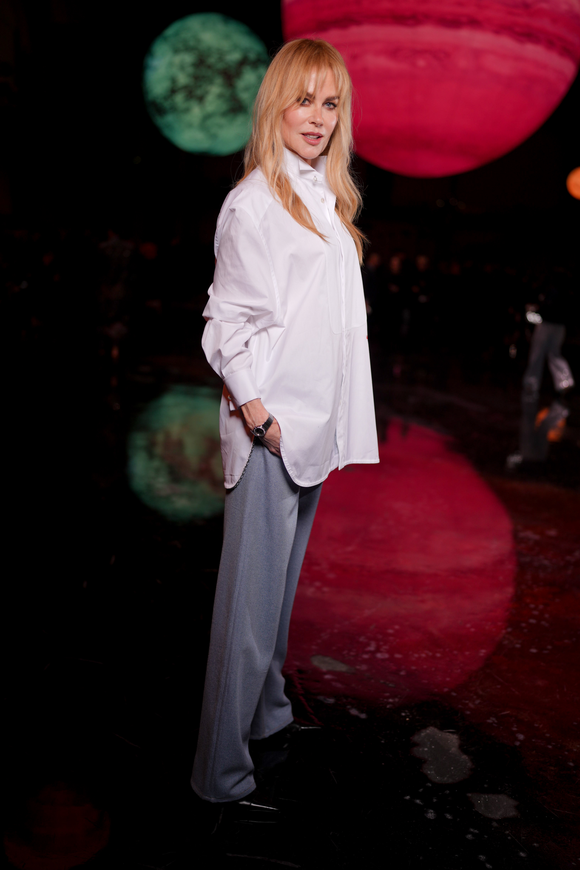 Nicole Kidman attends the Chanel fashion show as part of Paris Fashion Week on October 6, 2025, at Grand Palais in Paris, France | Source: Getty Images