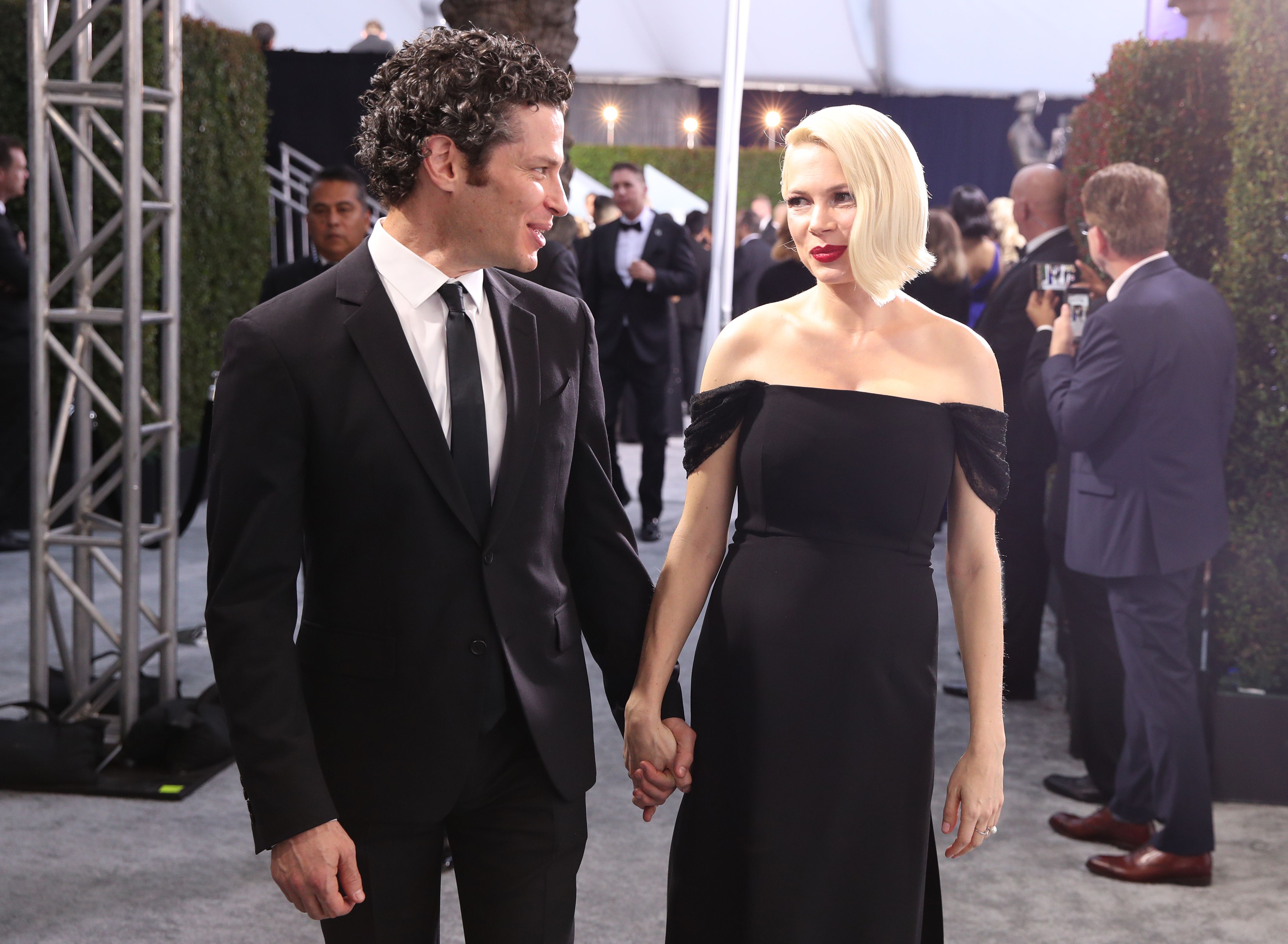 Michelle Williams and Thomas Kail at the 26th Annual Screen Actors Guild Awards on January 19, 2020 in Los Angeles, California | Source: Getty Images