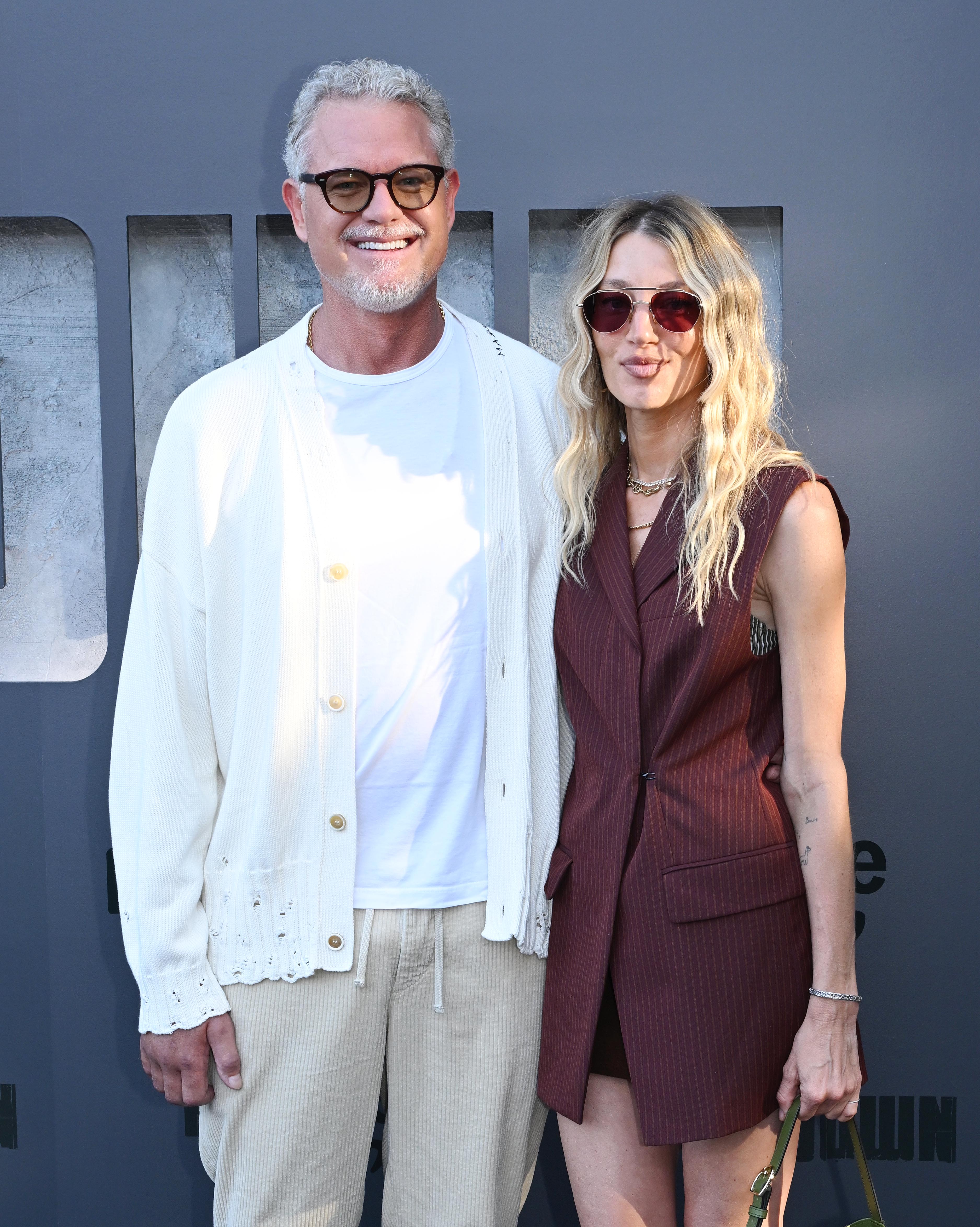 Eric Dane and Janell Shirtcliff attend Prime Video's "Countdown" Los Angeles premiere held at the Harmony Gold Theater on June 18, 2025, in Los Angeles, California. | Source: Getty Images