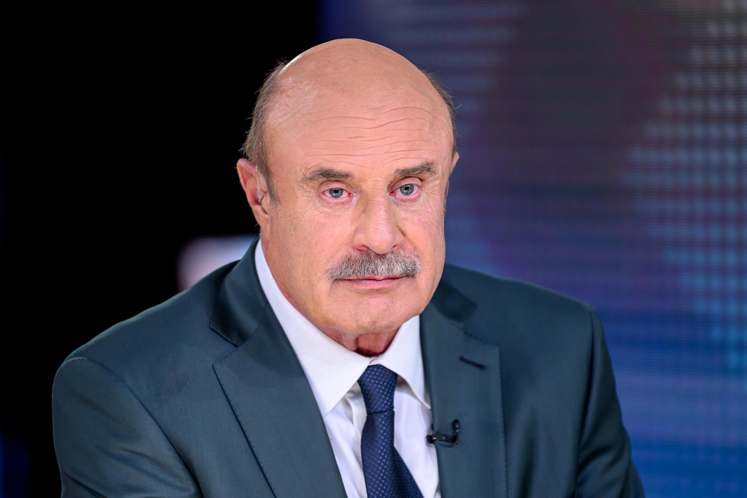 Dr. Phil visits Jesse Watters Primetime to discuss his new book "We've Got Issues: How You Can Stand Strong for America's Soul and Sanity" at FOX News Channel Studios on February 26, 2024, in New York City. | Source: Getty Images