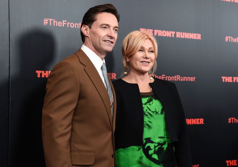 Hugh Jackman and Deborra-Lee Furness attend the premiere for "The Front Runner" on October 30, 2018 in New York City | Source: Getty Images