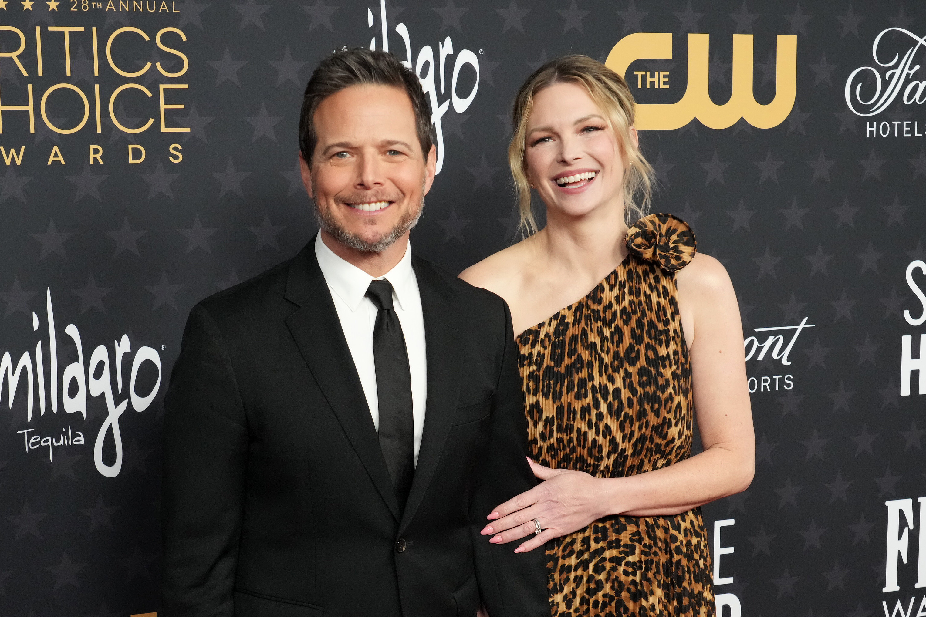 Scott Wolf and Kelley Wolf attend the 28th Annual Critics Choice Awards at Fairmont Century Plaza on January 15, 2023 in Los Angeles, California. | Source: Getty Images