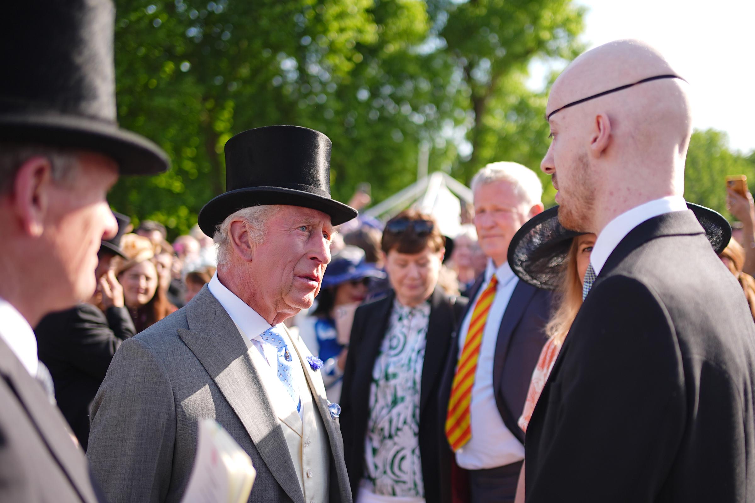 King Charles III and Stamford Collis | Source: Getty Images