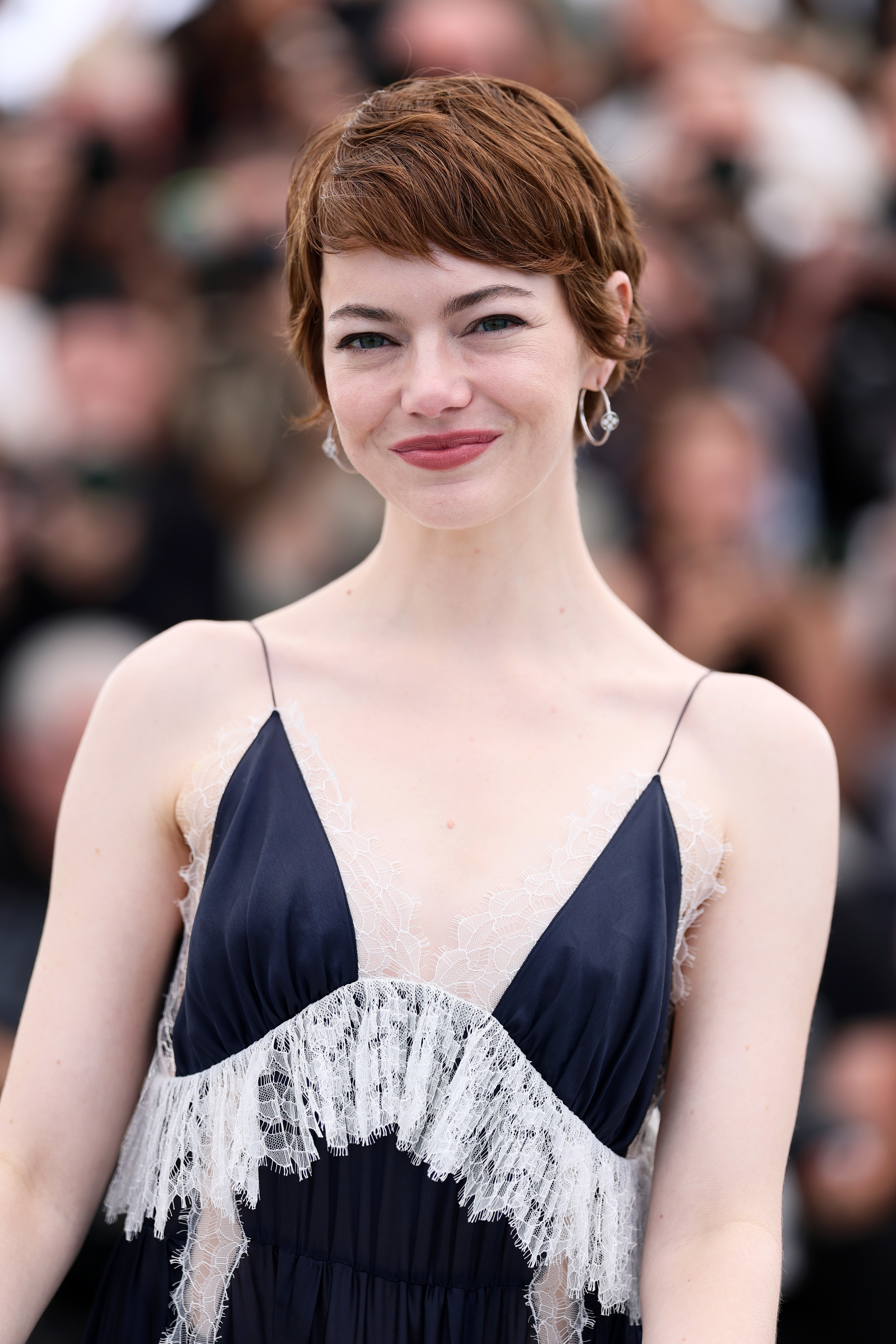 Emma Stone during the "Eddington" photocall at the 78th annual Cannes Film Festival at Palais des Festivals on May 17, 2025, in Cannes, France. | Source: Getty Images