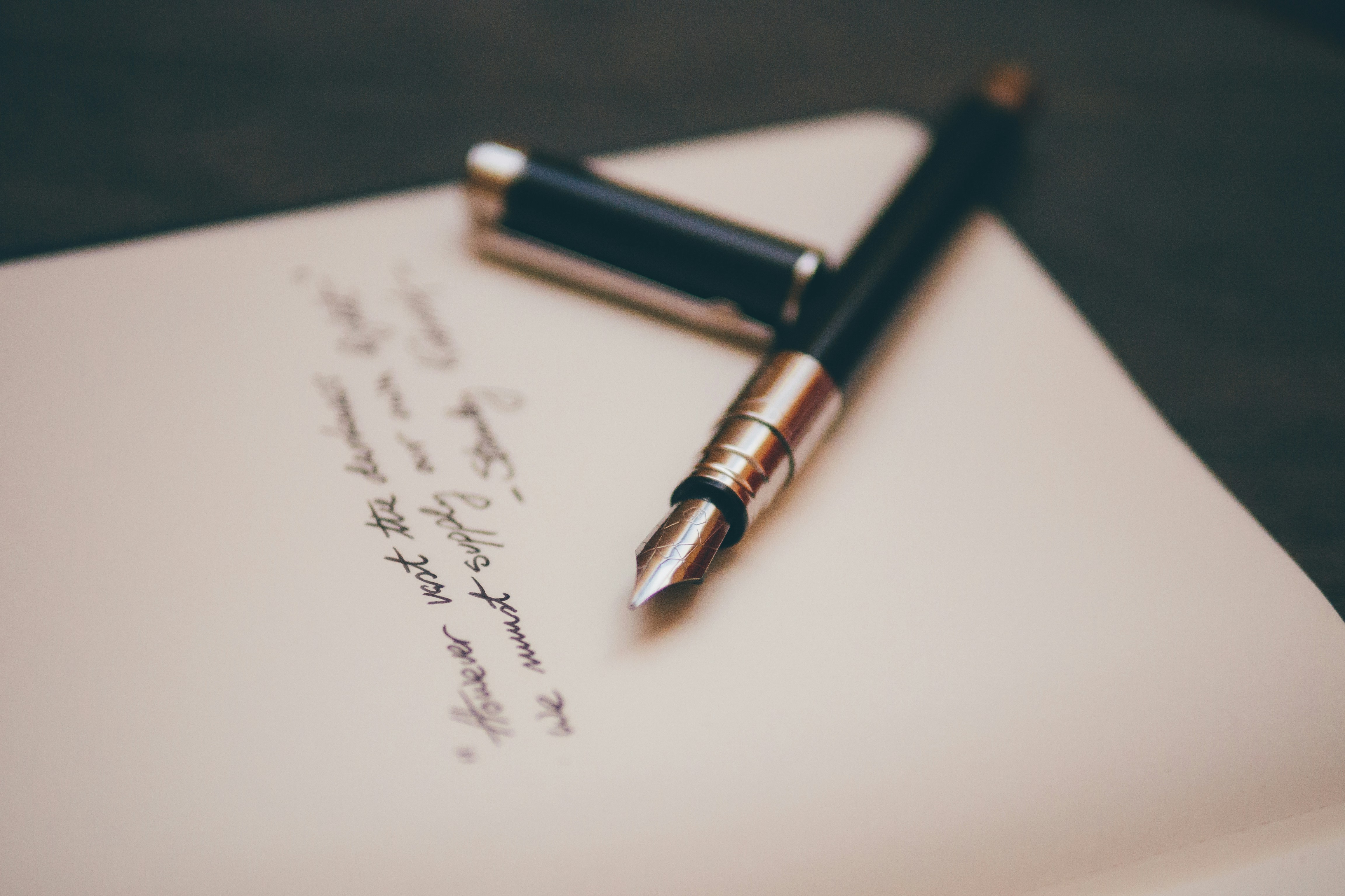 A handwritten letter | Source: Unsplash