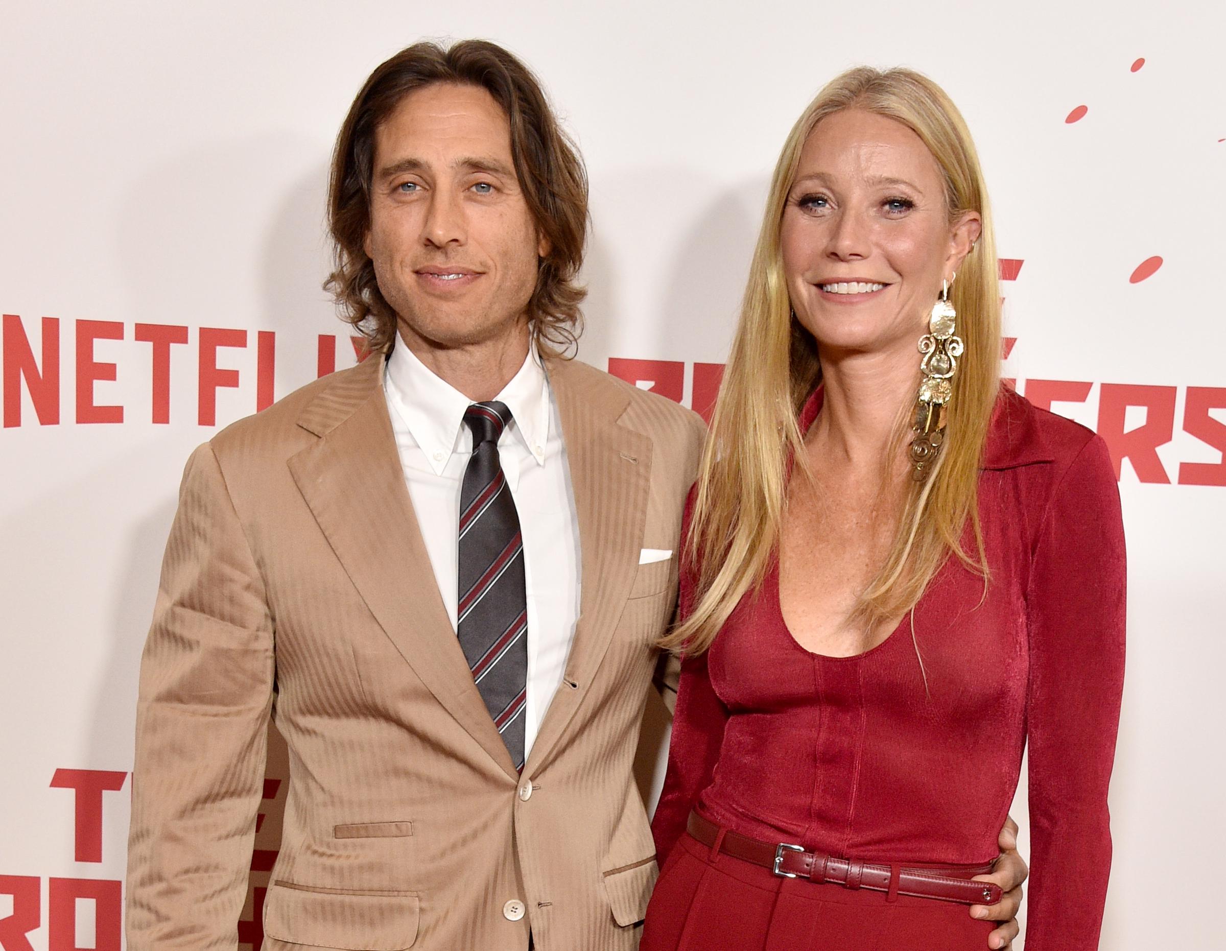 Brad Falchuk and Gwyneth Paltrow attend the Los Angeles Premiere Of Netflix's "The Brothers Sun" at Netflix Tudum Theater on January 4, 2024 in California. | Source: Getty Images