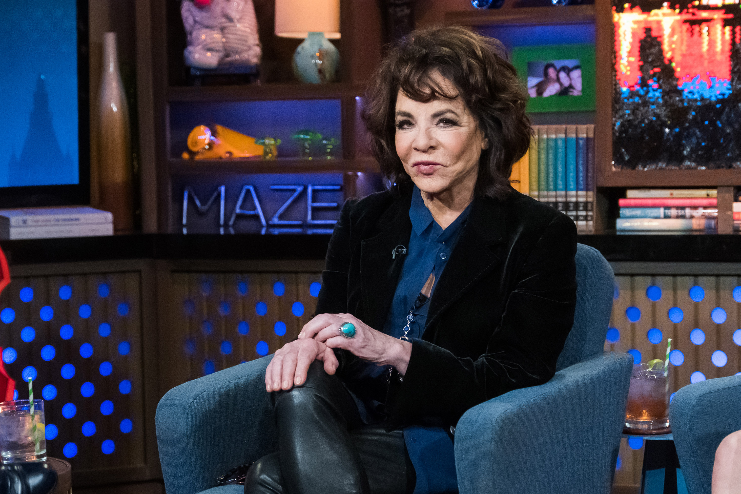 Stockard Channing during an appearance on "Watch What Happens Live With Andy Cohen" on October 24, 2018. | Source: Getty Images
