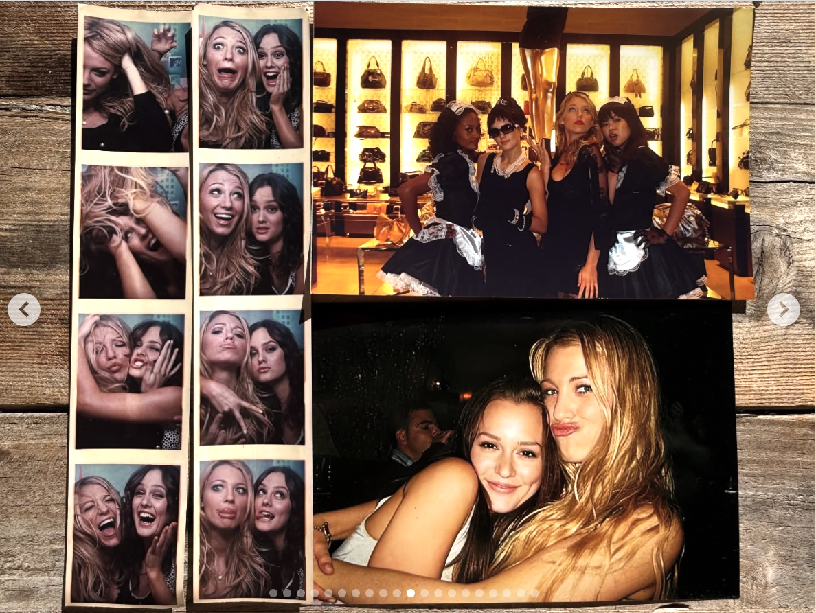 Photos of Leighton Meester and Blake Lively, posted on September 21, 2025. | Source: Instagram/blakelively