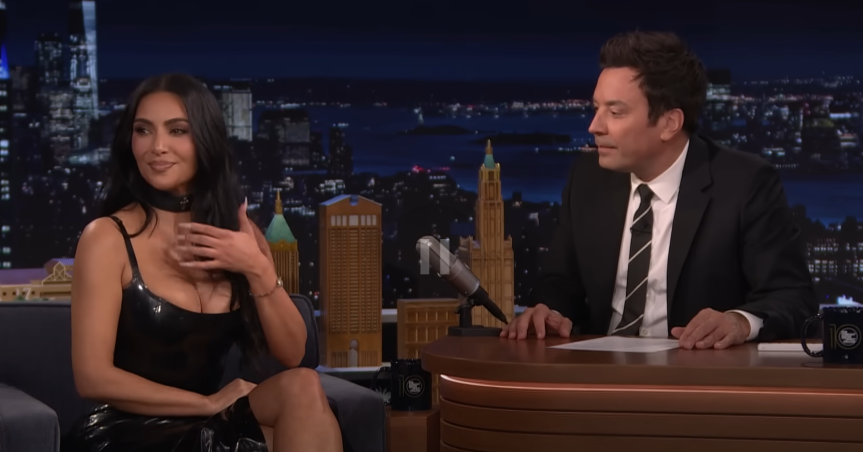 Kim Kardashian and Jimmy Fallon on "The Tonight Show" on September 25, 2025 | Source: Youtube/The Tonight Show Starring Jimmy Fallon