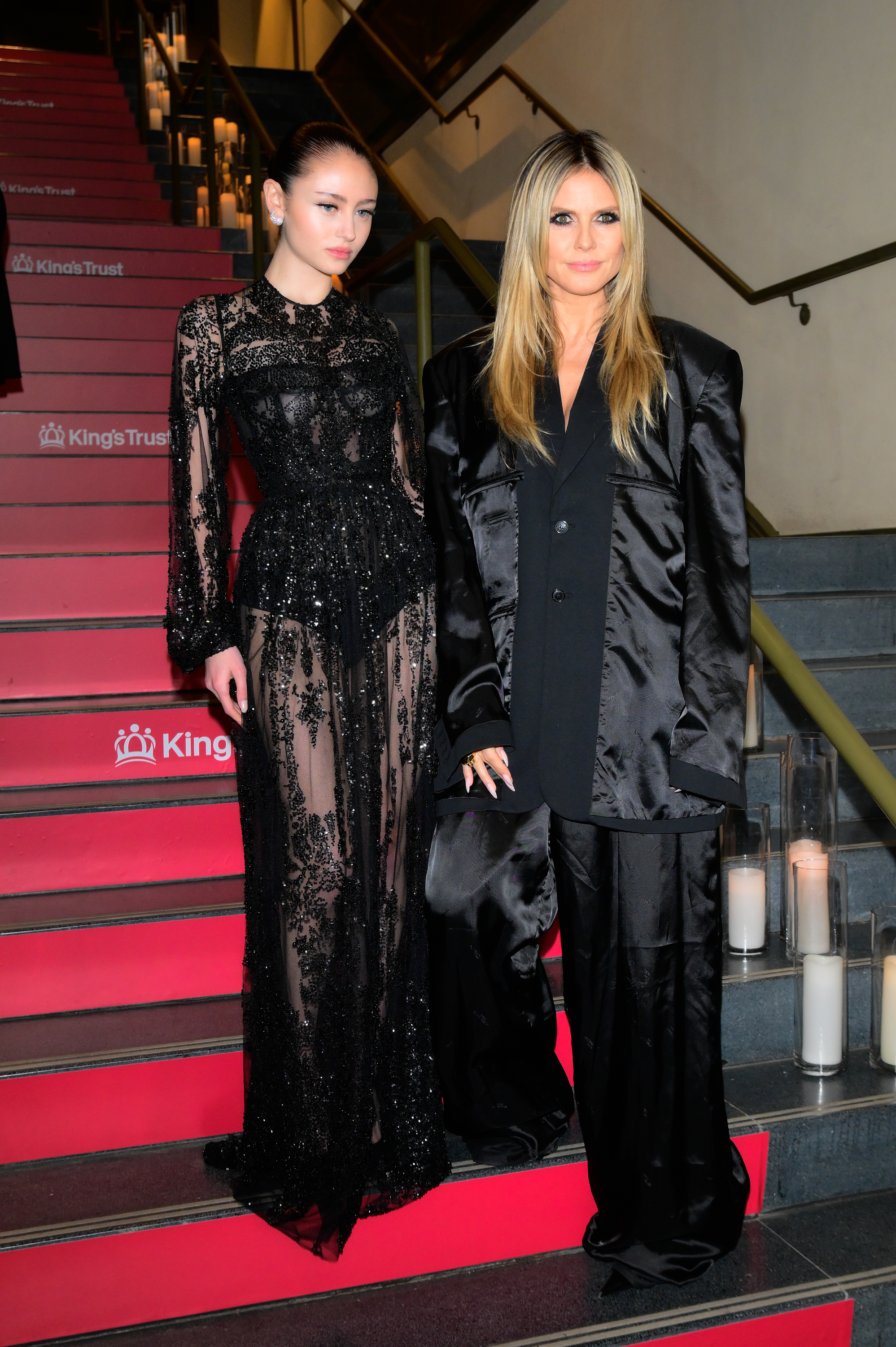 Leni and Heidi Klum attend The King's Trust 4th Annual Global Gala at Casa Cipriano on May 1, 2025, in New York City. | Source: Getty Images