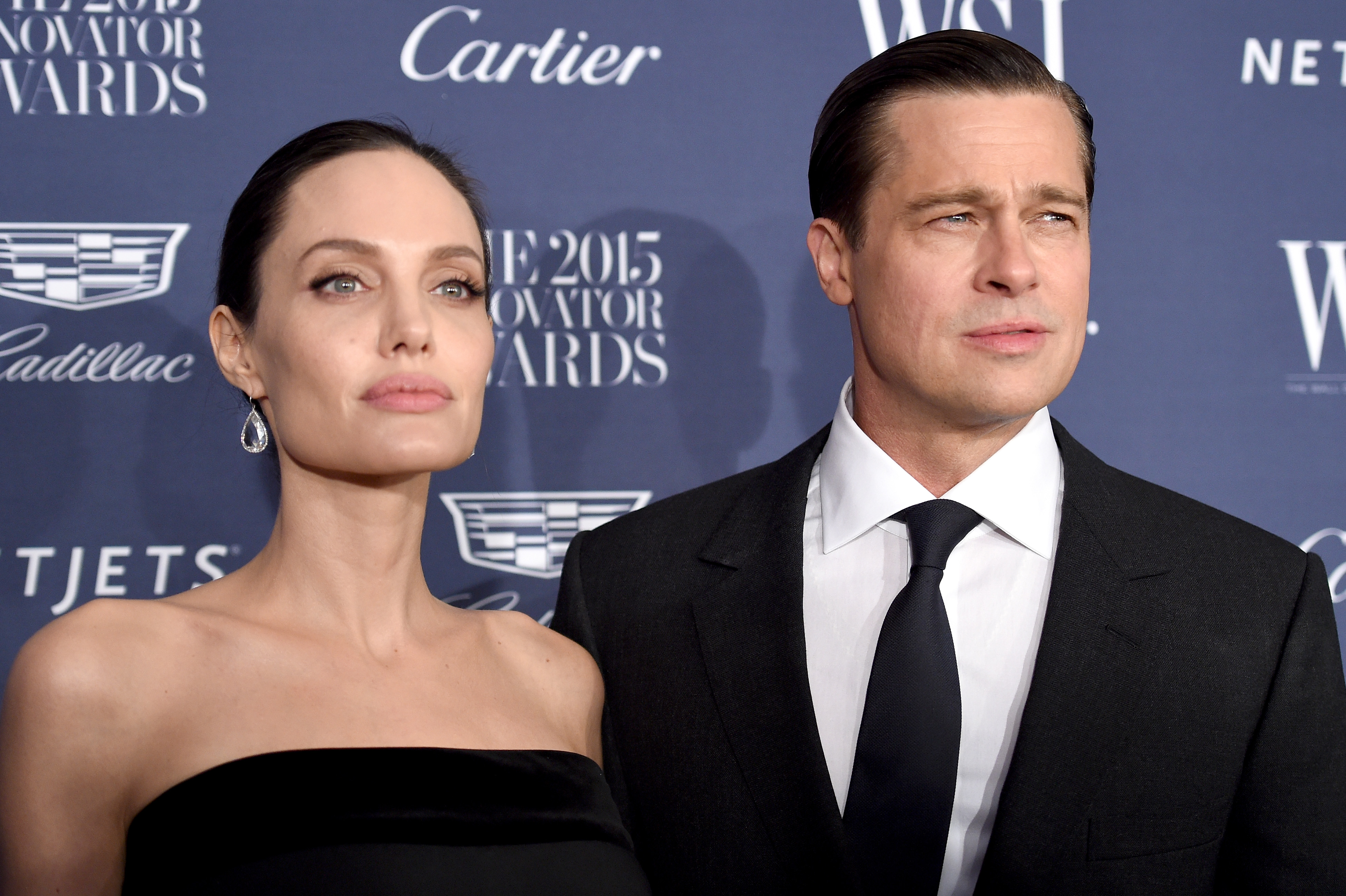Angelina Jolie Pitt and Brad Pitt attend the WSJ. Magazine 2015 Innovator Awards at the Museum of Modern Art on November 4, 2015, in New York City | Source: Getty Images