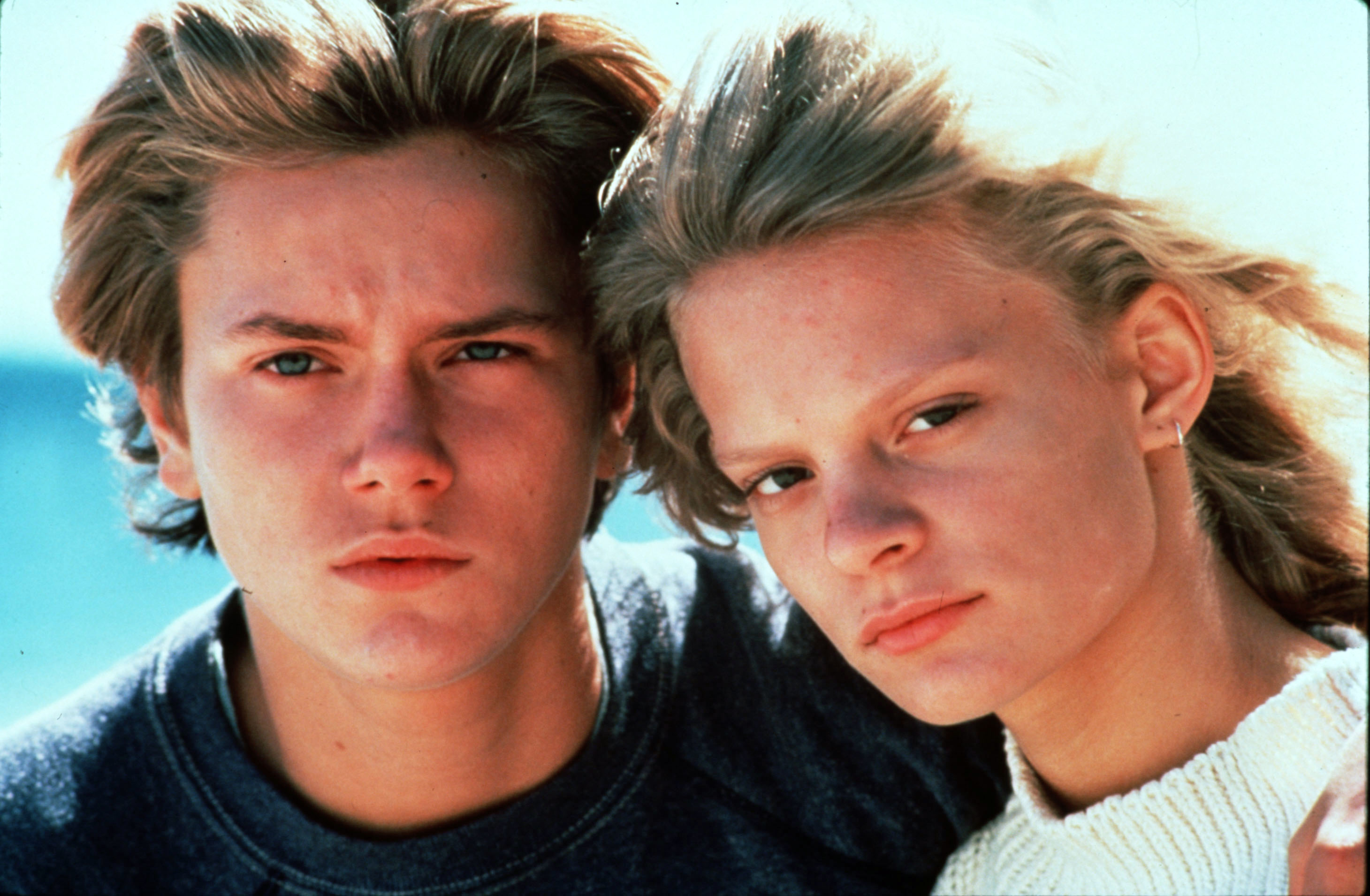 River Phoenix with Martha Plimpton in "Running on Empty" in 1988. | Source: Getty Images