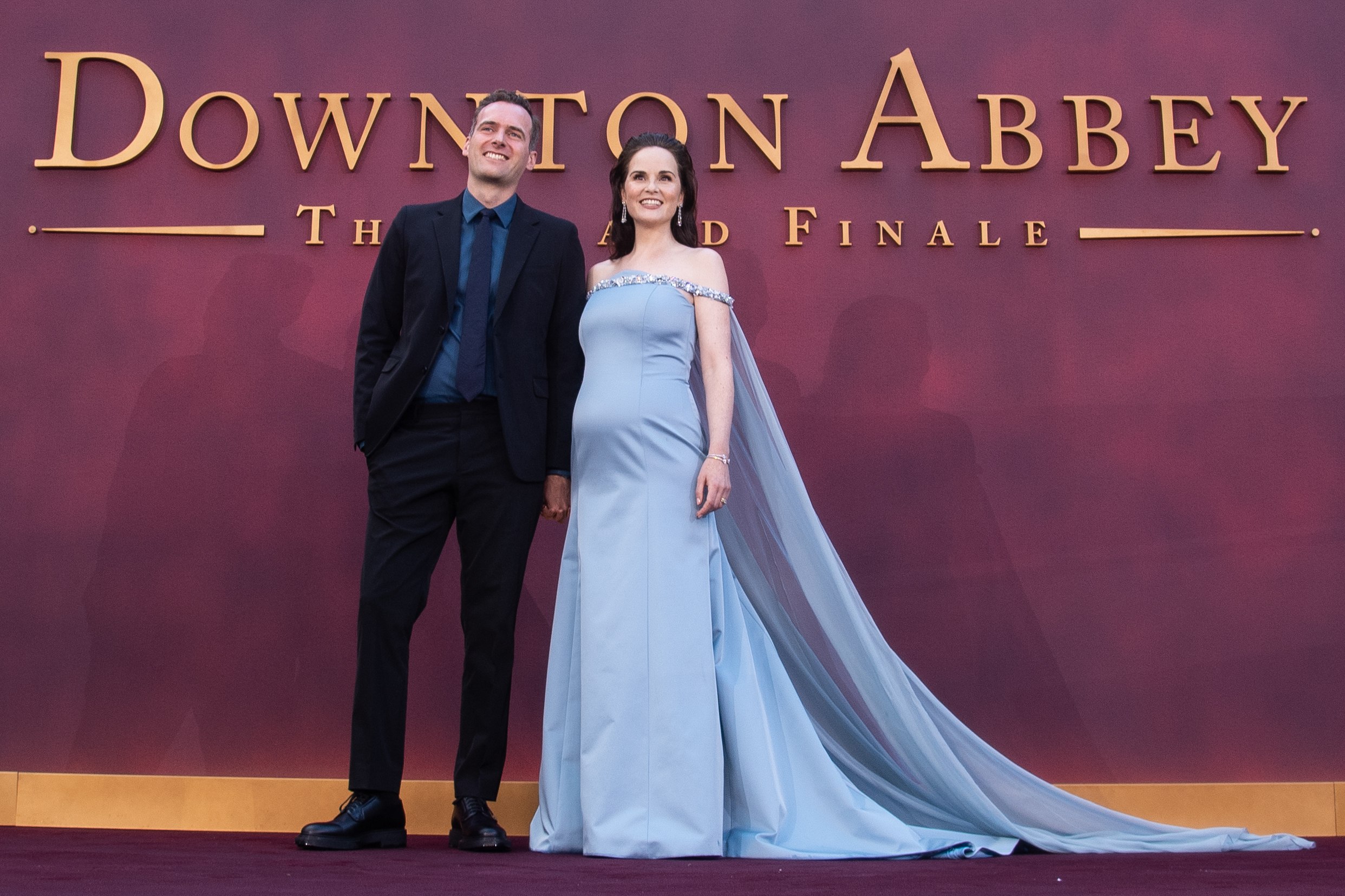 Jasper Waller-Bridge and Michelle Dockery attend the "Downtown Abbey: The Grand Finale" world premiere on September 03, 2025 in London, England. | Source: Getty Images