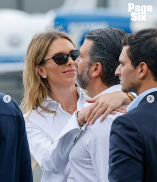 Bettina Anderson and Donald Trump Jr. during a public outing, dated July 2025 | Source: Instagram/pagesix