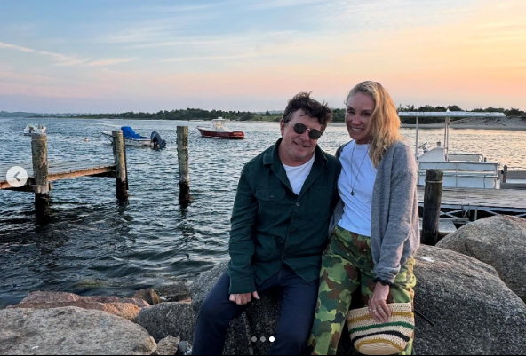 Michael J. Fox and Tracy Pollan pictured during an outing, dated July 2025 | Source: Instagram/tracy.pollan
