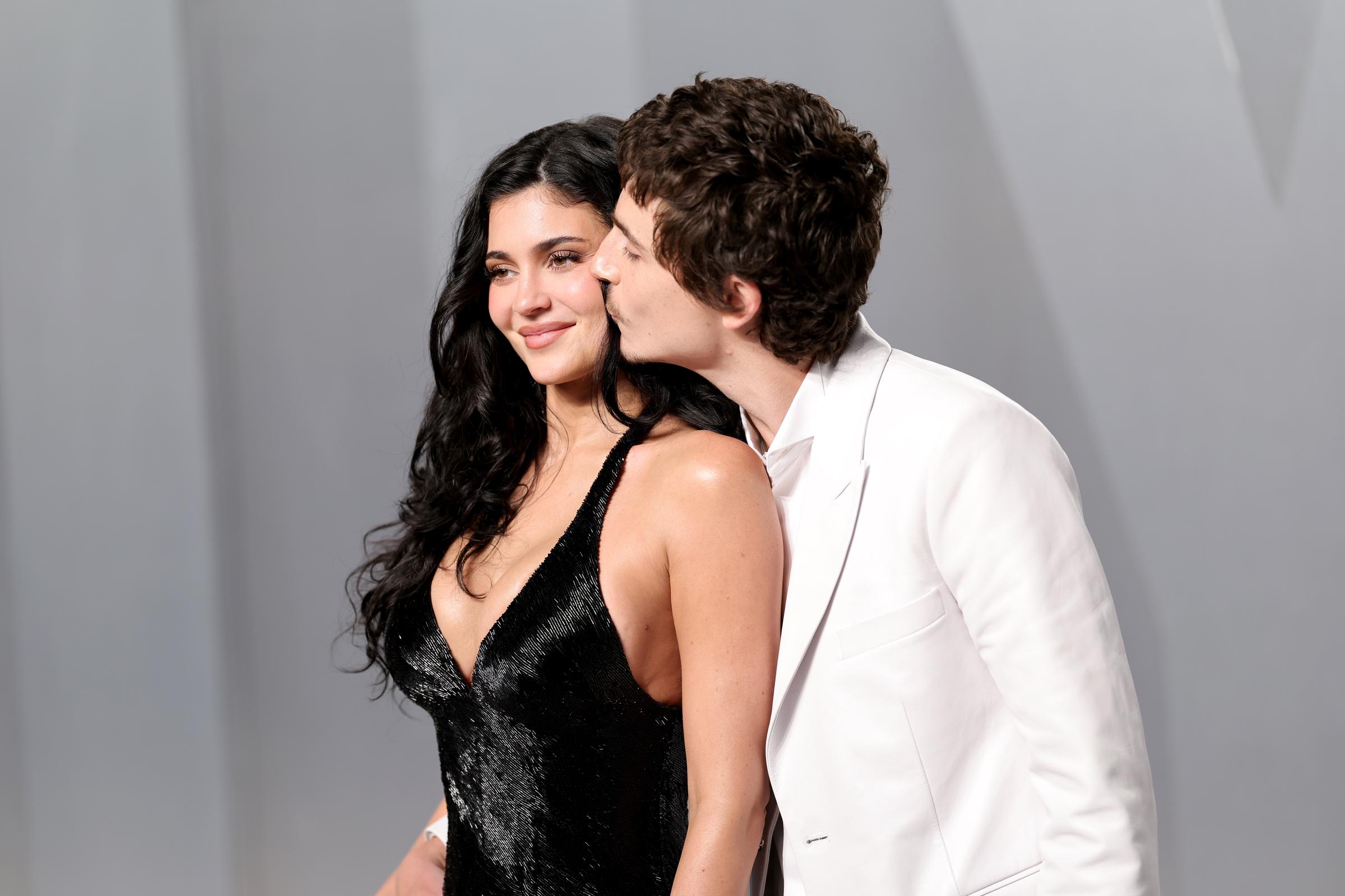 Kylie Jenner and Timothée Chalamet during the 2026 Vanity Fair Oscar Party on March 15, 2026, in Los Angeles, California. | Source: Getty Images
