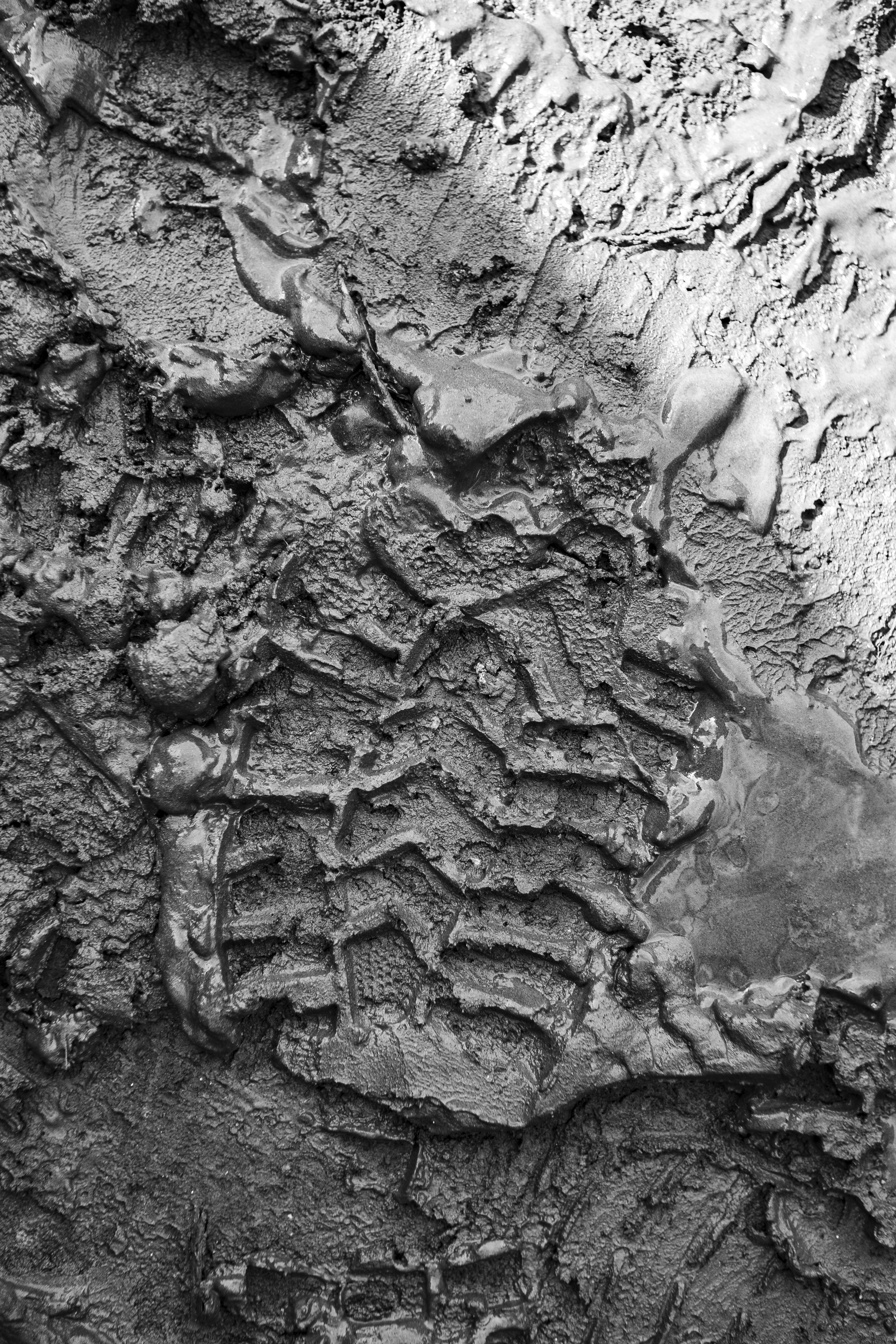 A muddy footprint | Source: Pexels