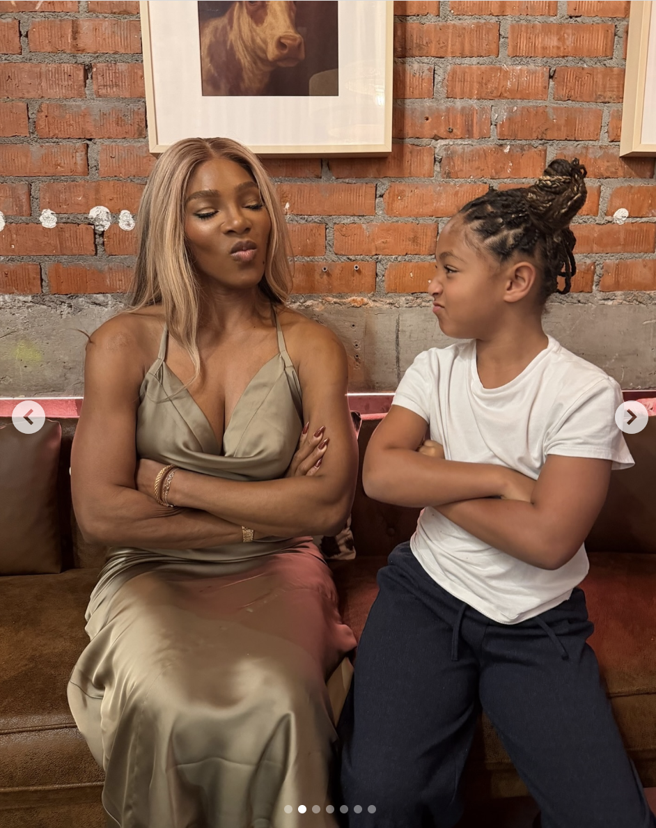 Serena Williams and Olympia Ohanian, posted on October 30, 2025. | Source: Instagram/serenawilliams