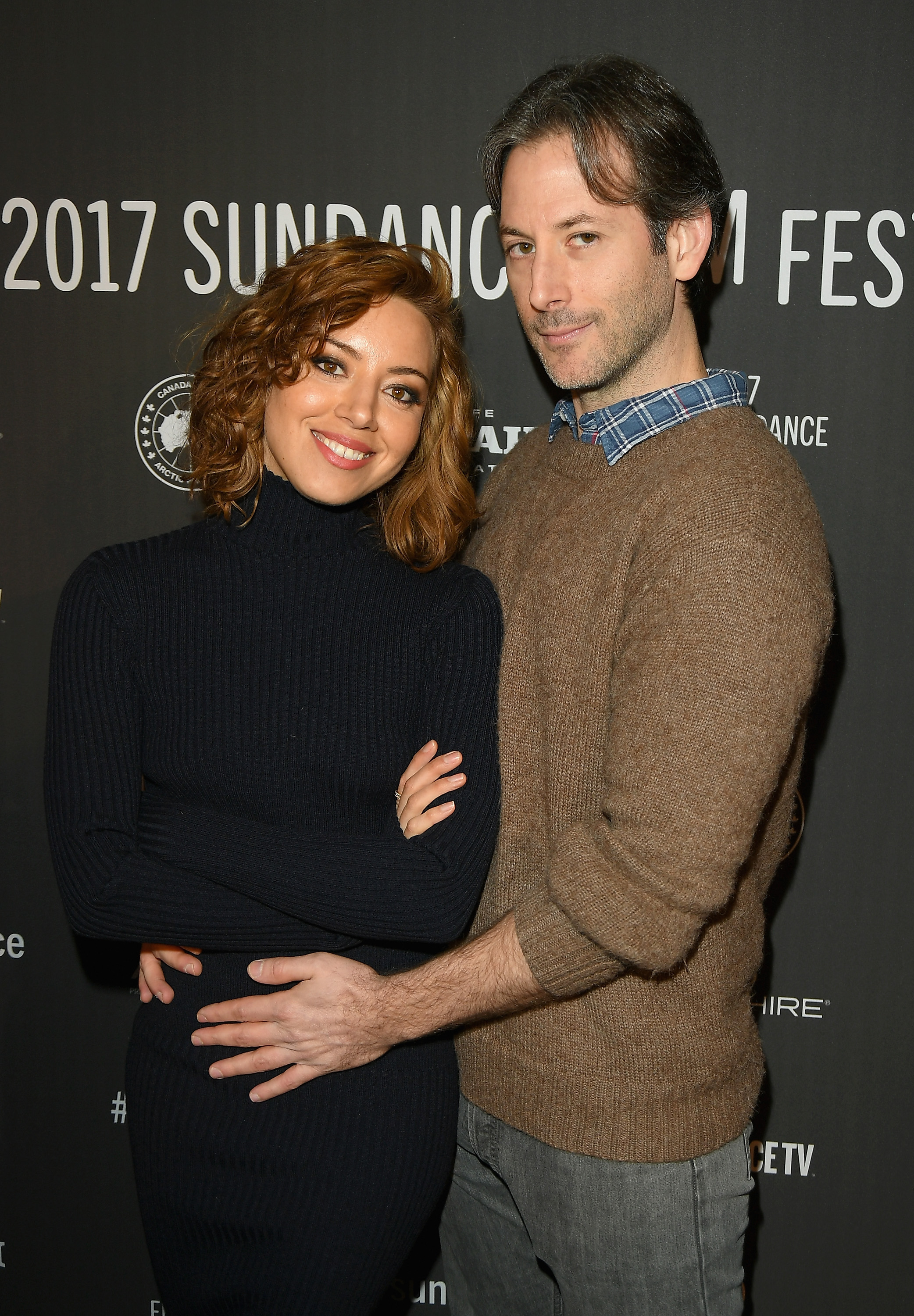Aubrey Plaza and Jeff Baena attend "The Little Hours" premiere during day 1 of the 2017 Sundance Film Festival at Library Center Theater on January 19, 2017 in Park City, Utah. | Source: Getty Images