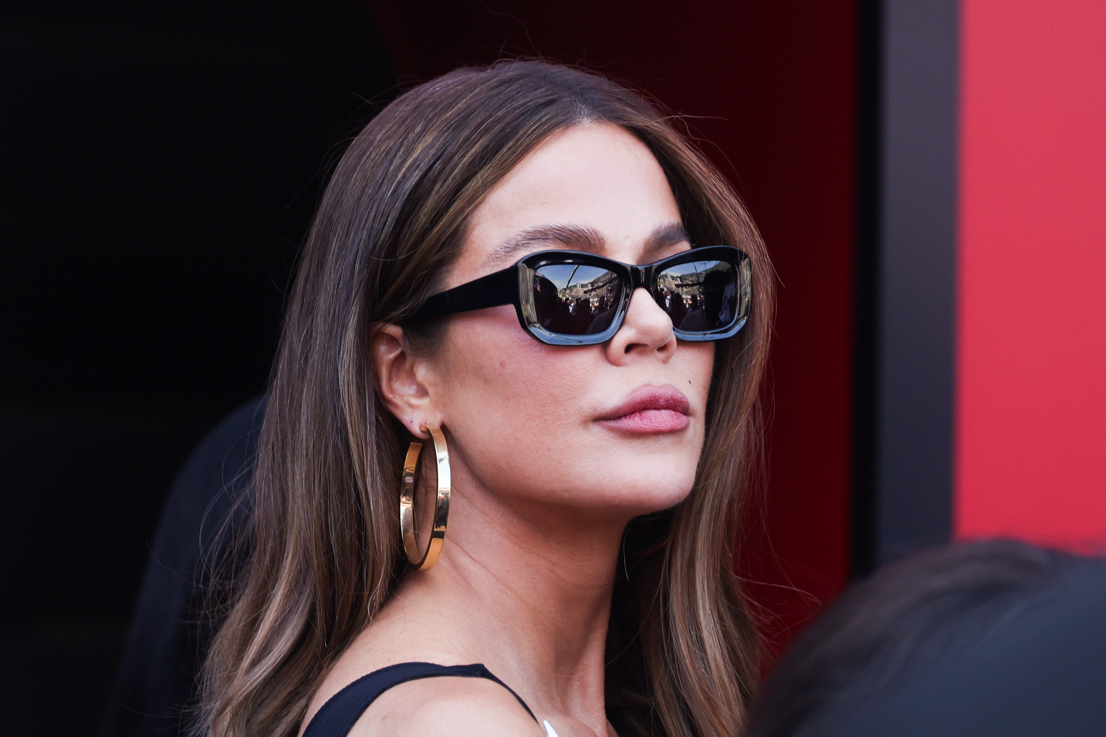 Khloe Kardashian in a pitlane prior to the qualifying session ahead of the Formula 1 Monaco Grand Prix at the Circuit de Monaco on June 6, 2026 in Monte Carlo. | Source: Getty Images