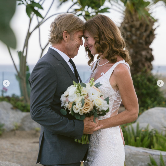 Ricky and Julie Schroder pictured on their wedding day, dated August 2025 | Source: Instagram/rickyschroder