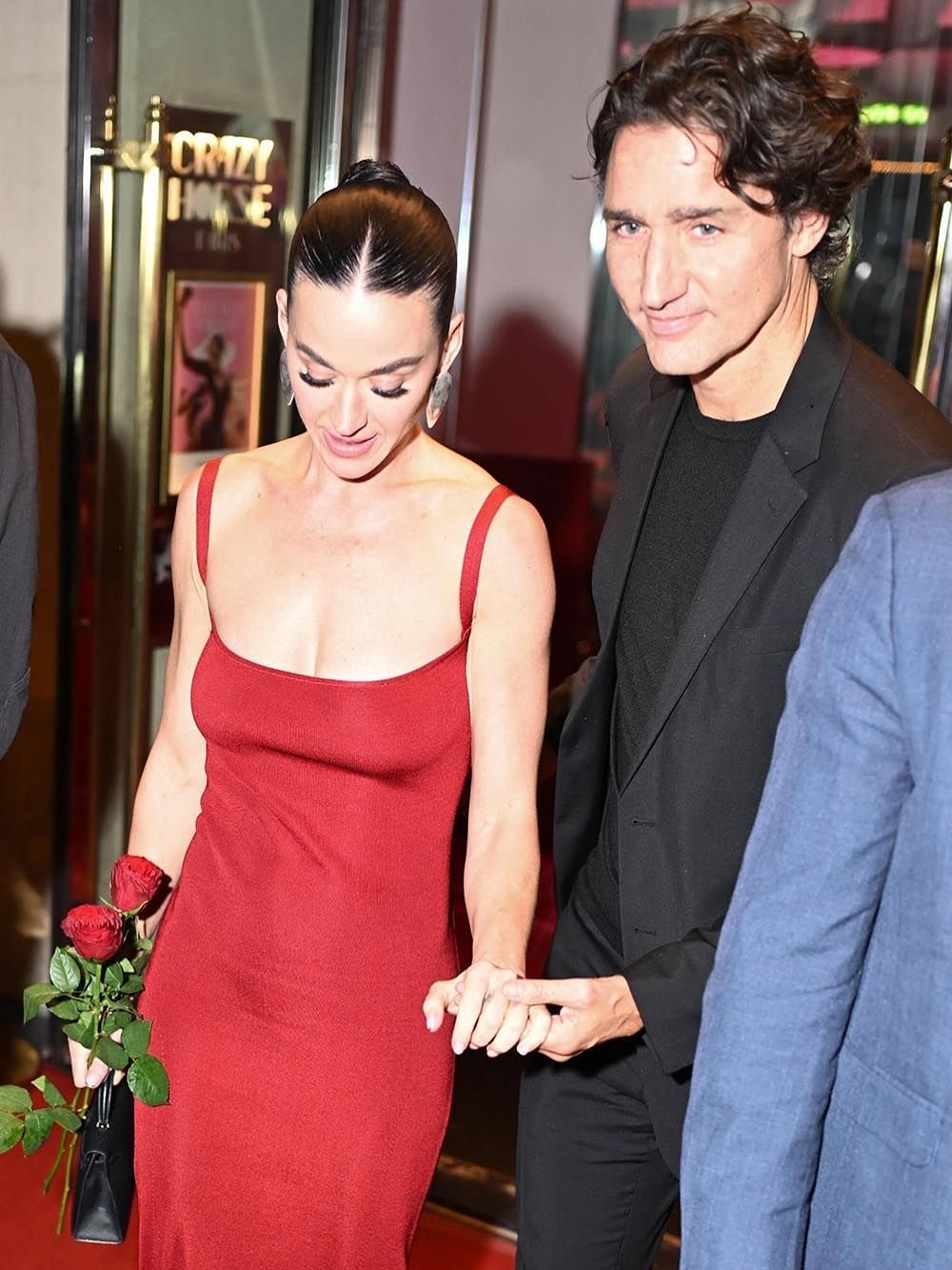 Katy Perry and Justin Trudeau are seen leaving Crazy Horse Paris on October 25, 2025, in Paris, France. | Source: Instagram/people