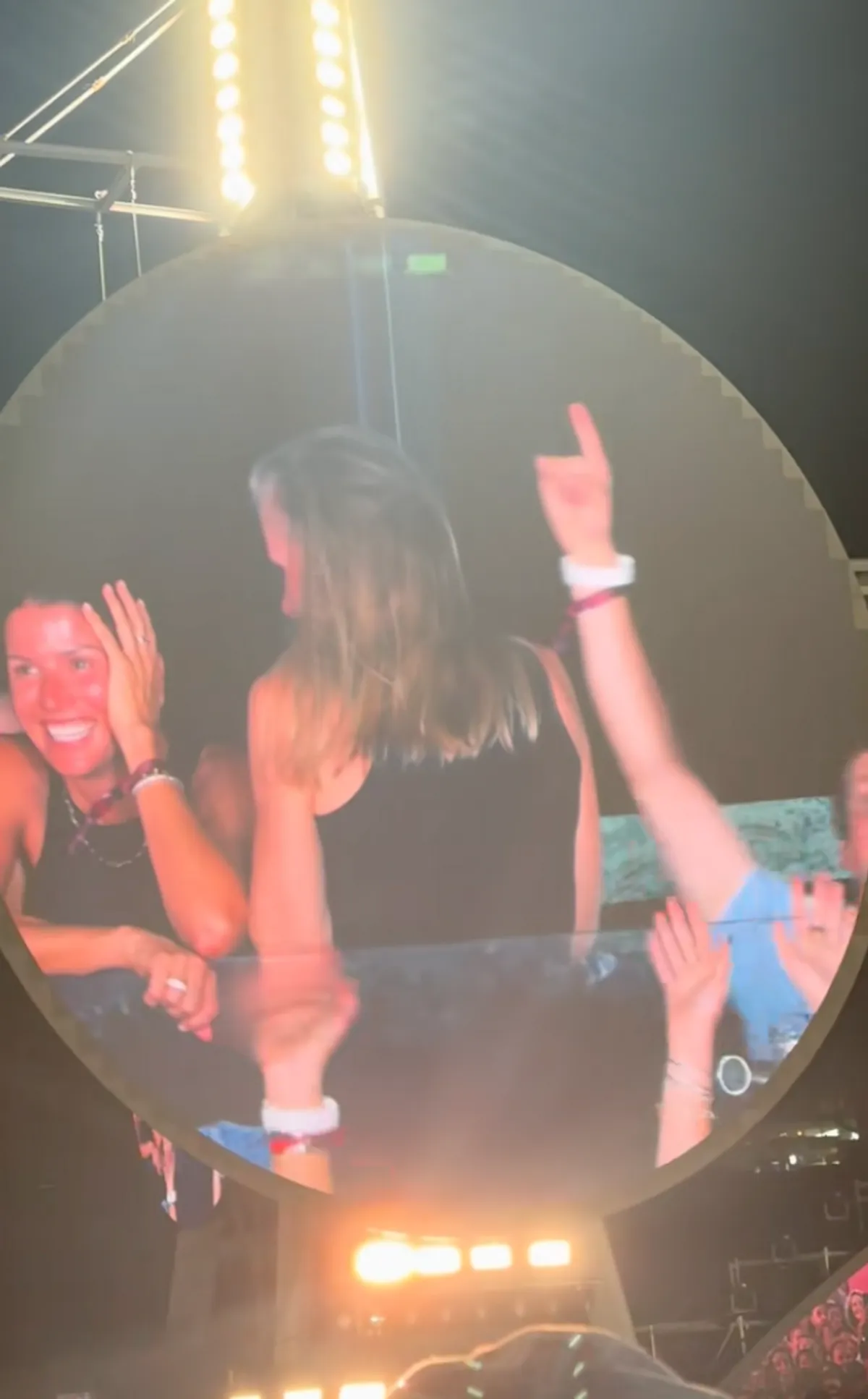 Kristin Cabot faces a woman who appears to know what is going on at the Coldplay concert in Boston on July 16, 2025 | Source: TikTok/@instaagraace